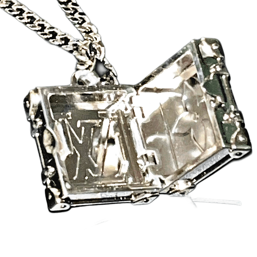 Louis Vuitton Authentic Louis Vuitton Monogram Trunk Pillbox Necklace Size 28 - 6 Thumbnail