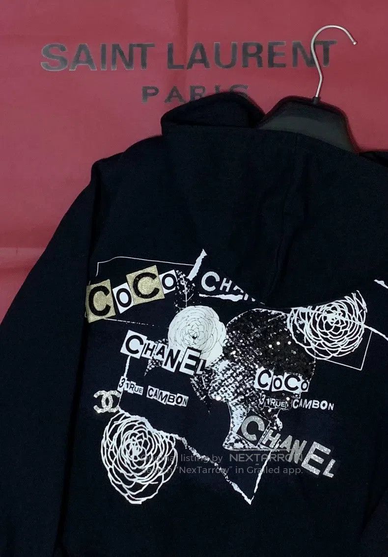 Other Chanel Black Camellia Coco Graffiti Glitter Sequin Embelli Size US S / EU 44-46 / 1 - 6 Thumbnail