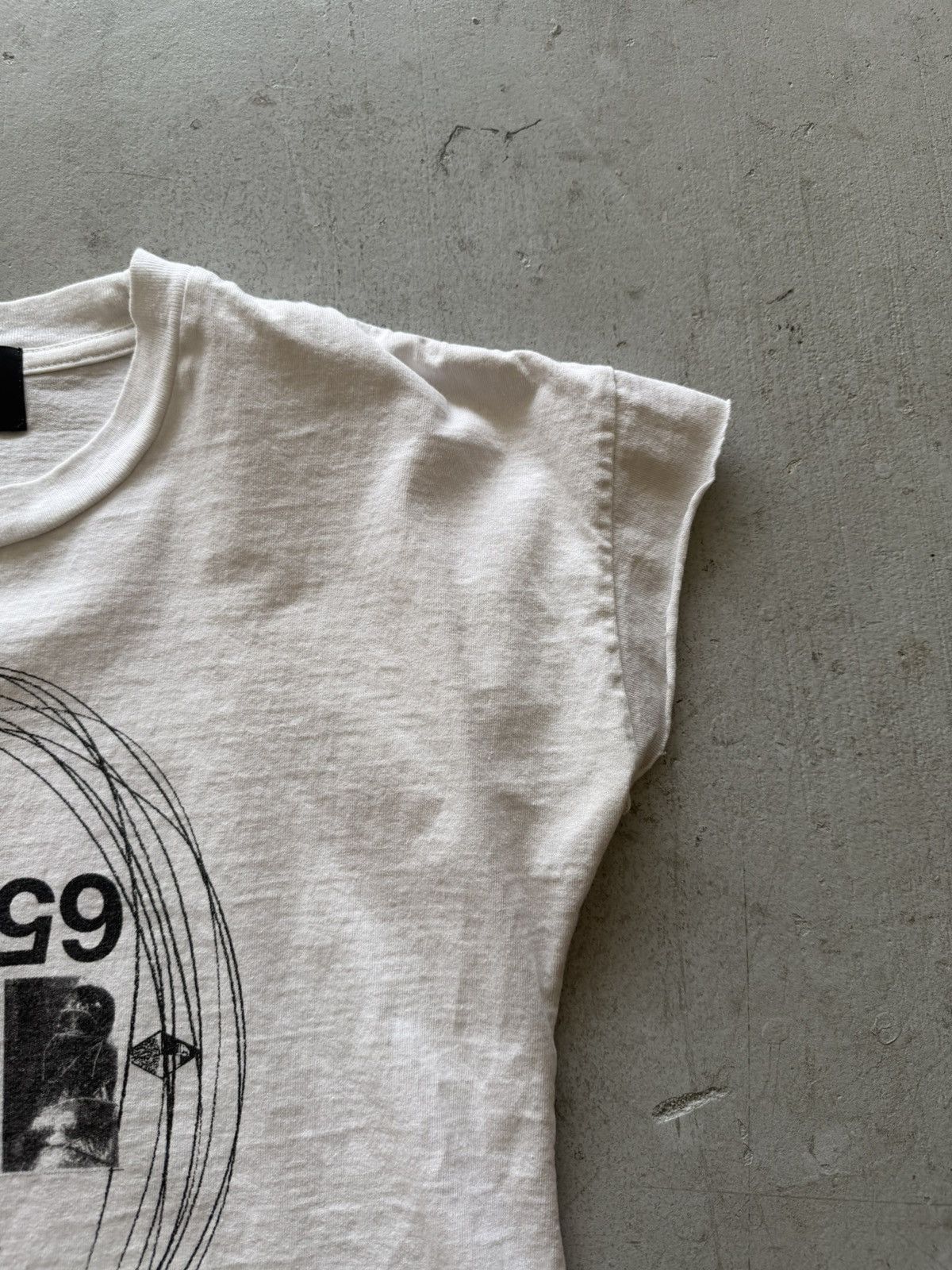 Enfants Riches Deprimes ERD Neoism Russian Shrunken White Baby Tee Size US M / EU 48-50 / 2 - 4 Thumbnail