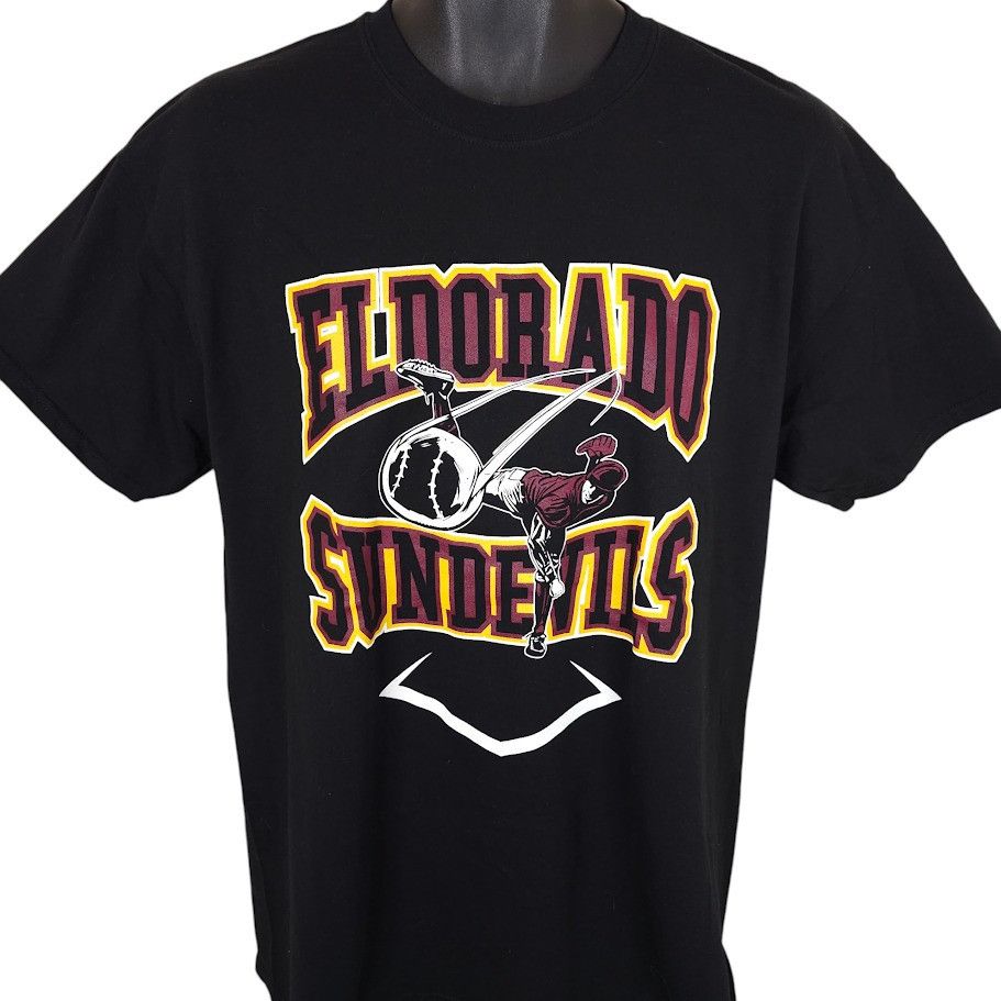Gildan Eldorado Sundevils Baseball T Shirt Mens Size Large Black Size US L / EU 52-54 / 3 - 1 Thumbnail