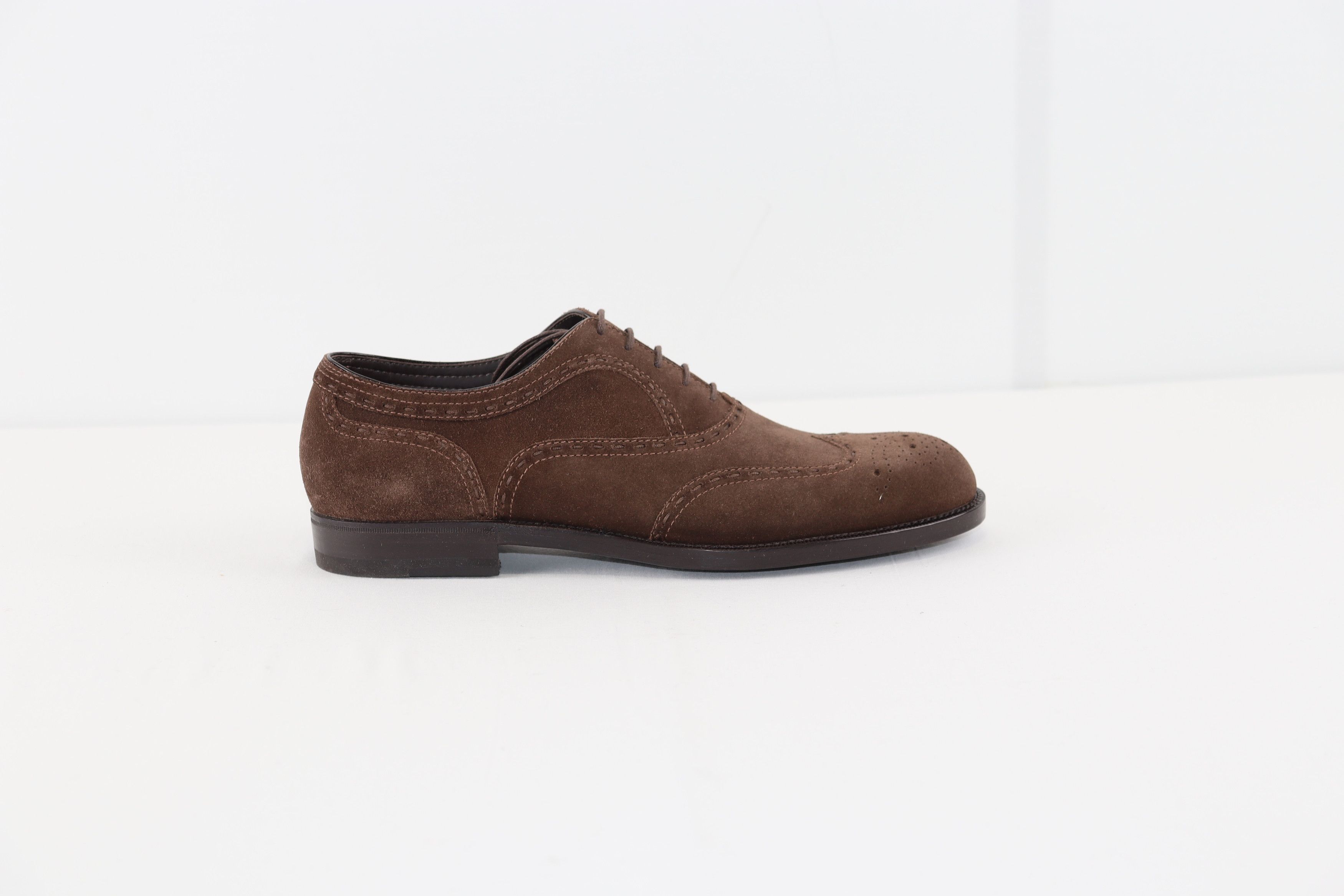 Bottega Veneta o1rshd1 Calf Skin Suede Leather Sole Shoe in Brown Size US 8 / EU 41 - 5 Thumbnail