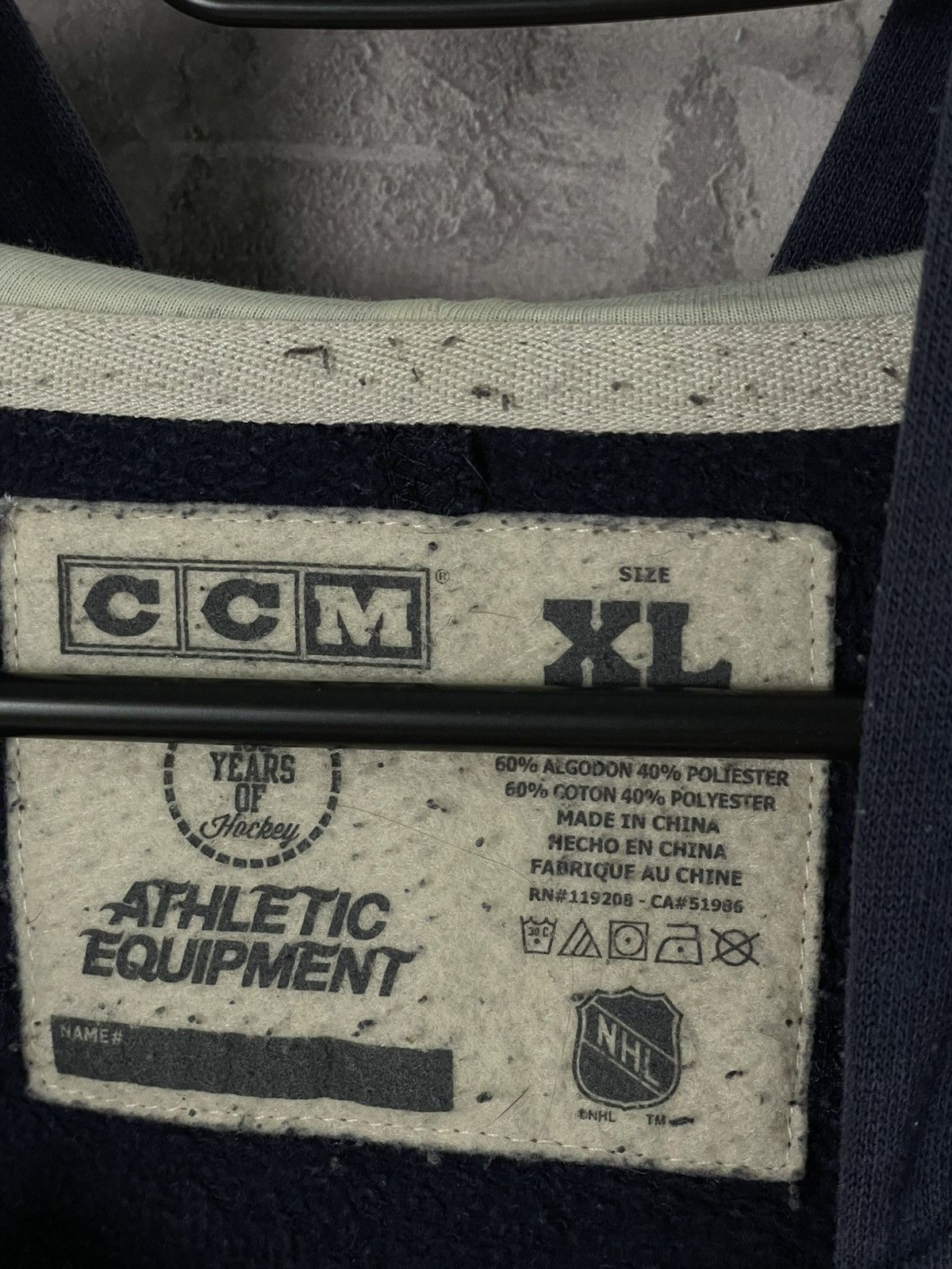 Ccm × NHL × Vintage Vintage CCM Streetwear Vintage Reebok NHL Hoodie Size US XL / EU 56 / 4 - 9 Thumbnail