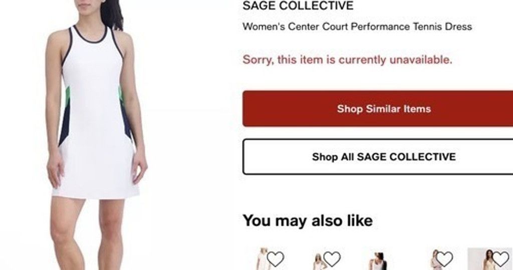 Sage NWT Sage Tennis Dress With Built-In Bra/Shorts Women L Size L / US 10 / IT 46 - 9 Thumbnail