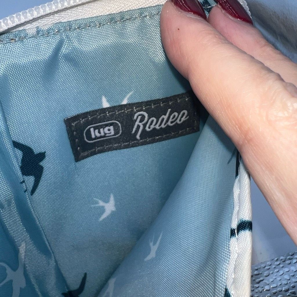 Other Lug Blue and White Tie Dye Rodeo Zip Around Wallet/Wristlet Size ONE SIZE - 7 Thumbnail