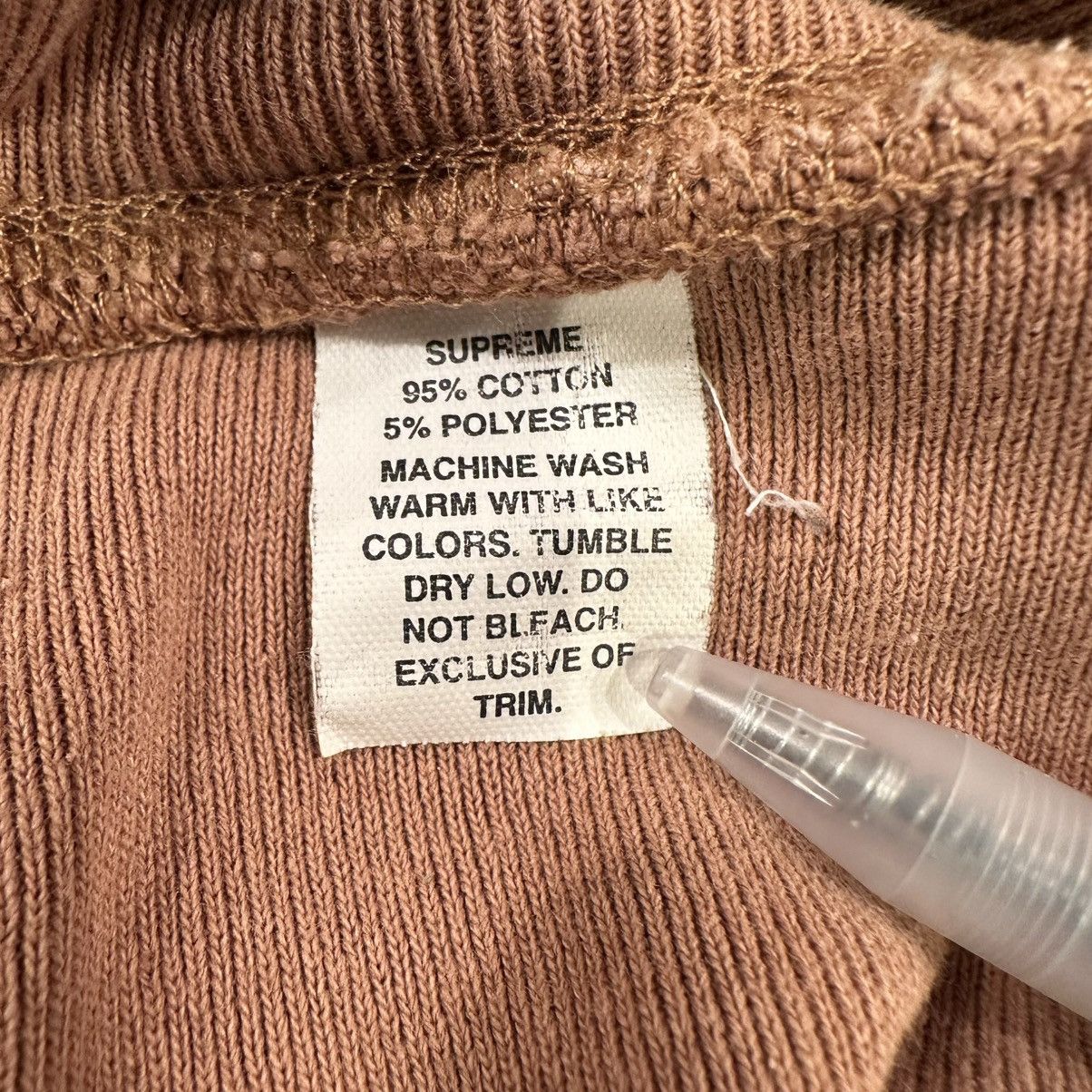 Supreme 2003 Khaki Box Logo Crewneck Size US L / EU 52-54 / 3 - 4 Thumbnail