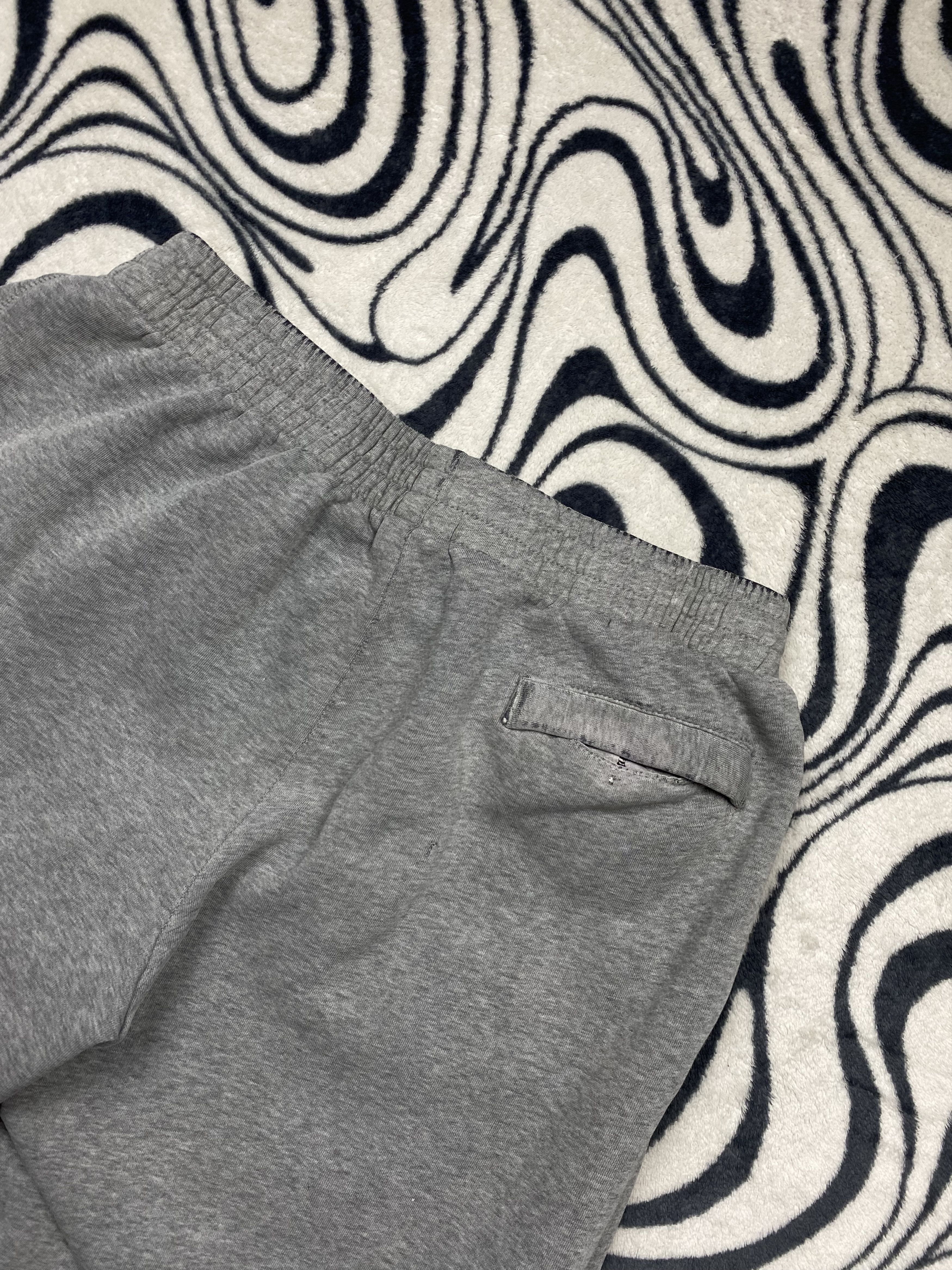 Nike Nike Distressed Sweatpants Mens Cotton Pants Y2K Thrashed Size US 36 / EU 52 - 10 Thumbnail