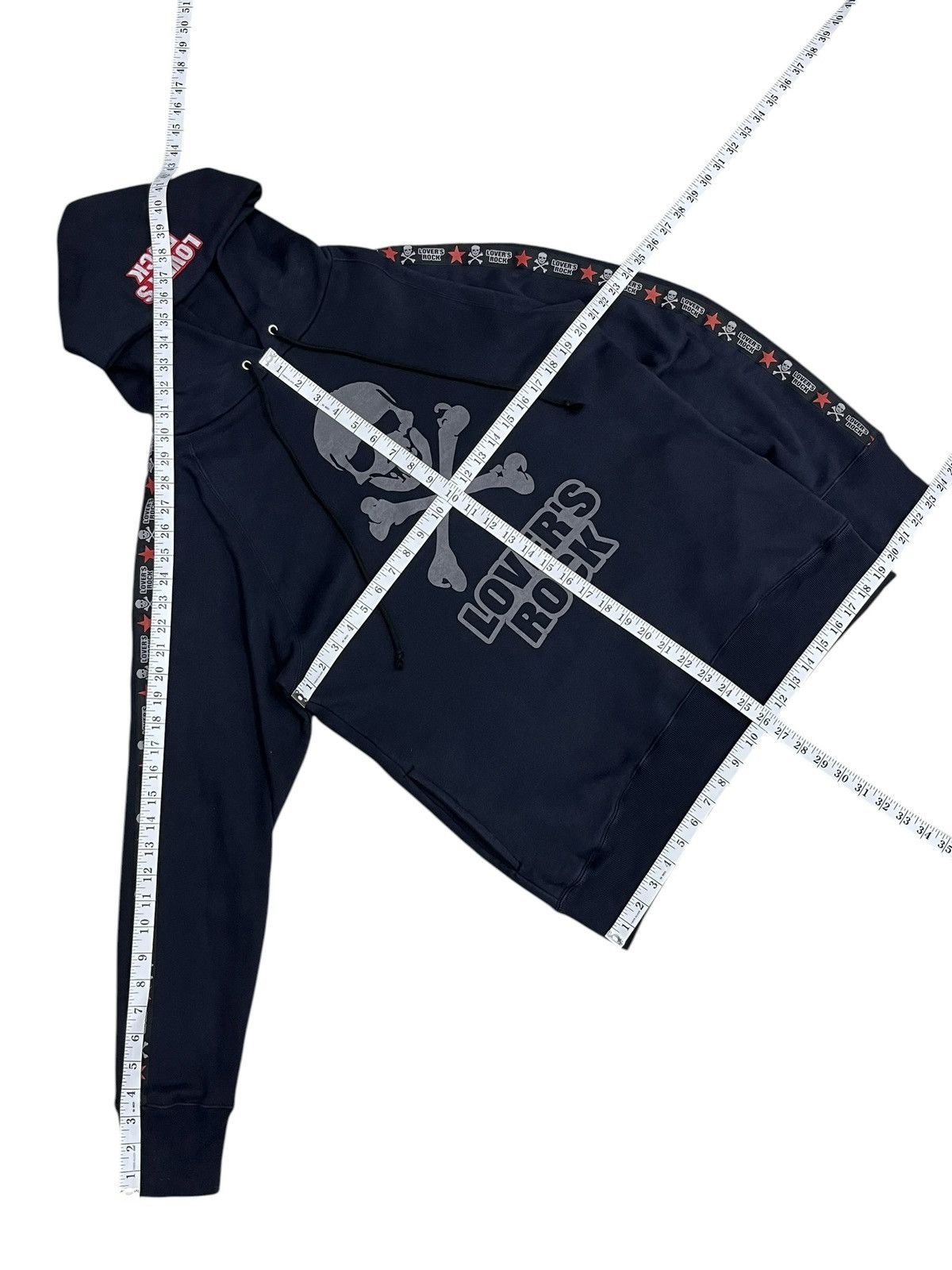 Super Lovers 💀Vintage Super Lovers Lover's Rock Punk Skull Hoodie Japan Size US L / EU 52-54 / 3 - 12 Thumbnail