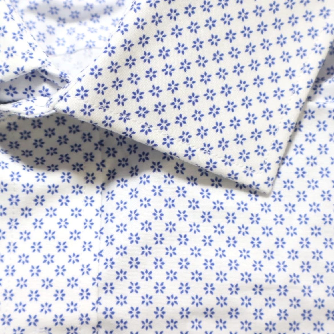 Tommy Hilfiger Tommy Hilfiger Slim Fit Dress Stretch Long Sleeve Button Up Shirt White Men's L Size 42R - 6 Thumbnail