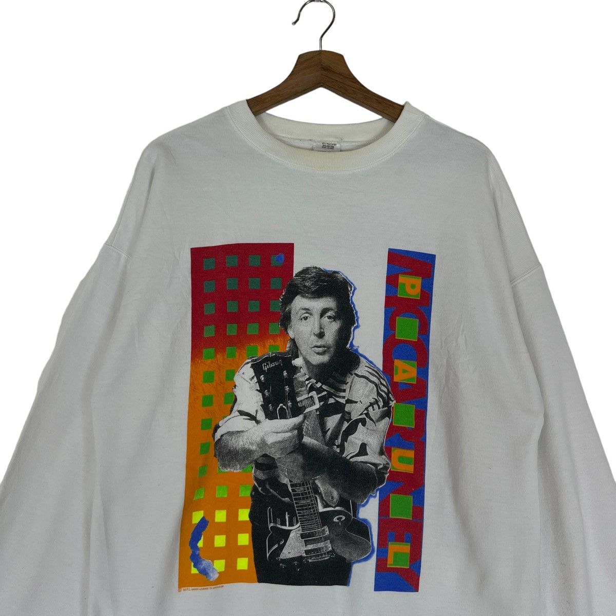 Band Tees 🔥VINTAGE 1989 PAUL MCCARTHY WORLD TOUR BROCKUM SWEATSHIRT Size US L / EU 52-54 / 3 - 5 Thumbnail