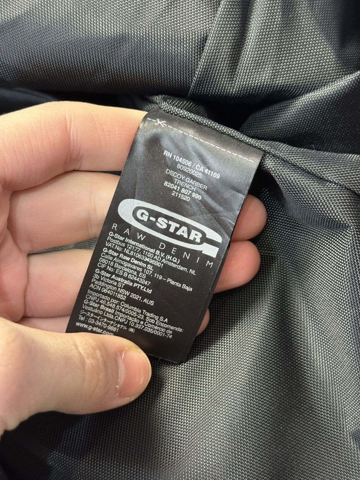 G-Star Men’s G-Star Raw Trench Coat Size US S / EU 44-46 / 1 - 13 Thumbnail