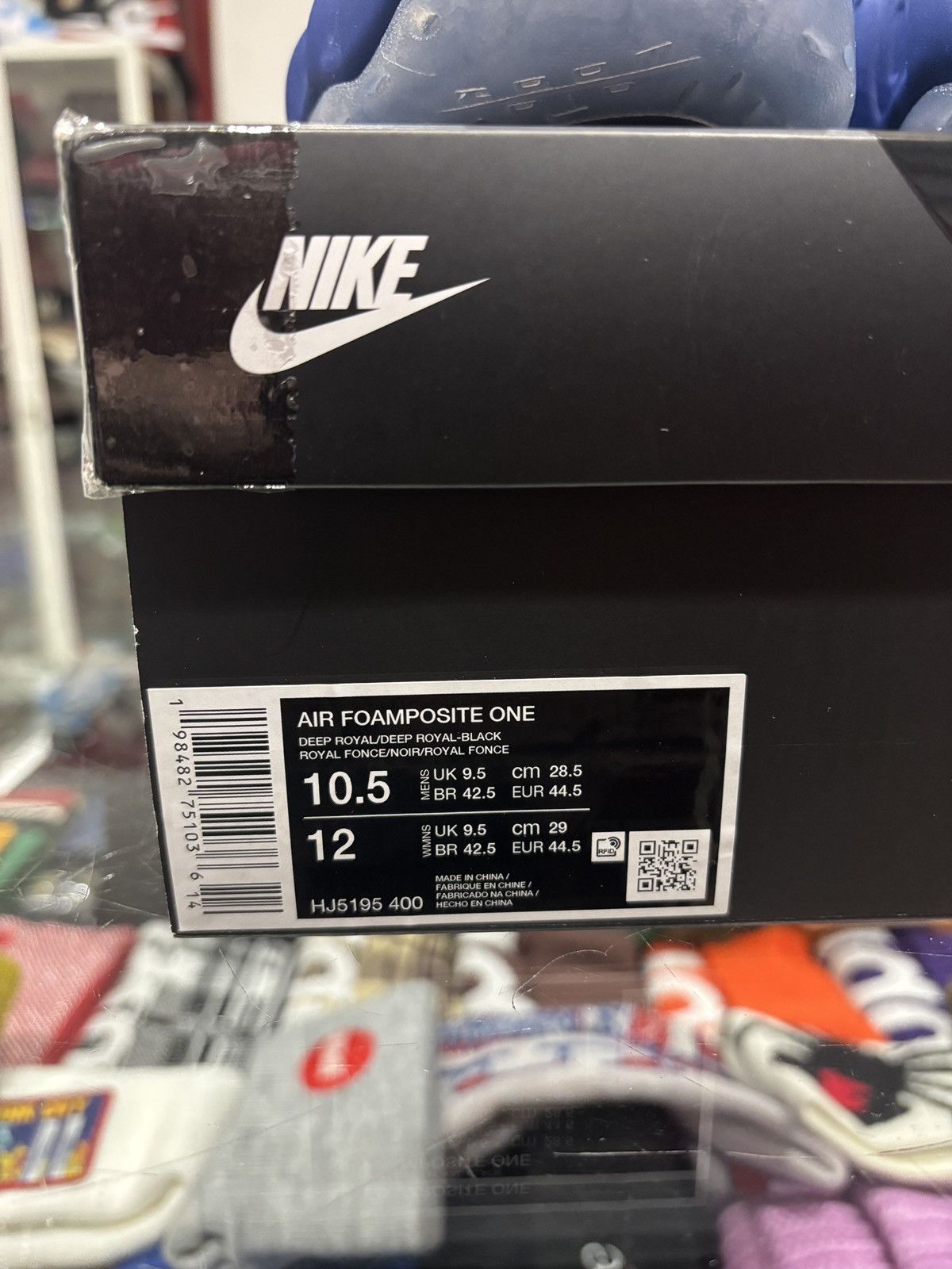 Nike Nike Air Foamposite One Deep Royal Size: 10.5 Size US 10.5 / EU 43-44 - 8 Thumbnail