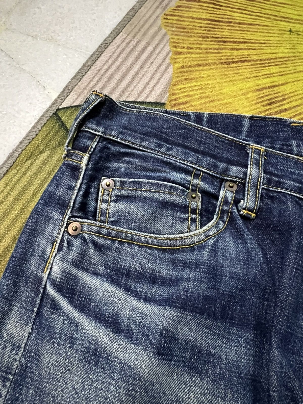 Vintage 80’s Takeo Kikuchi Japanese Brand Clawmark Nice Faded Jean Size US 29 - 8 Thumbnail