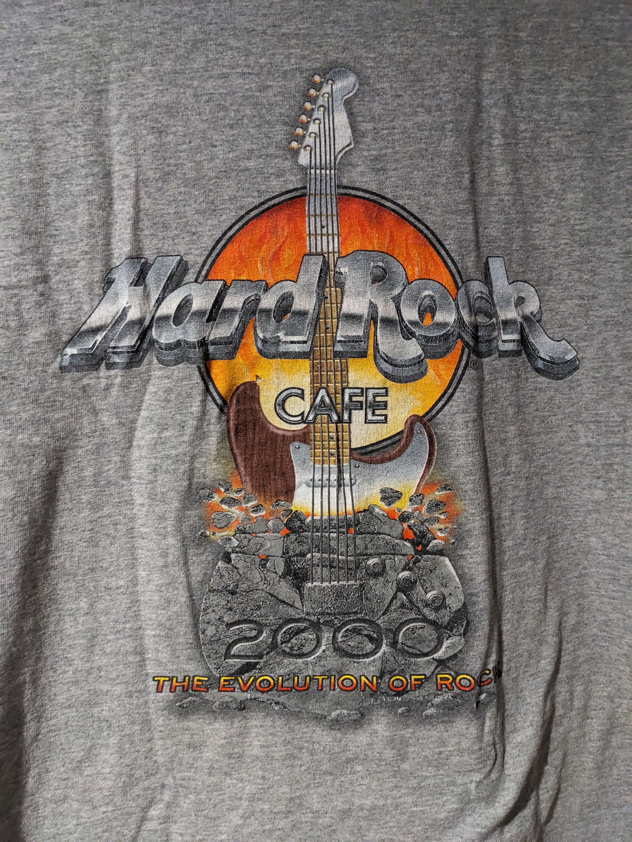 Hard Rock Cafe × Vintage Vintage 2000 Hard Rock Cafe Cleveland Guitar Large T-Shirt Size US L / EU 52-54 / 3 - 2 Thumbnail