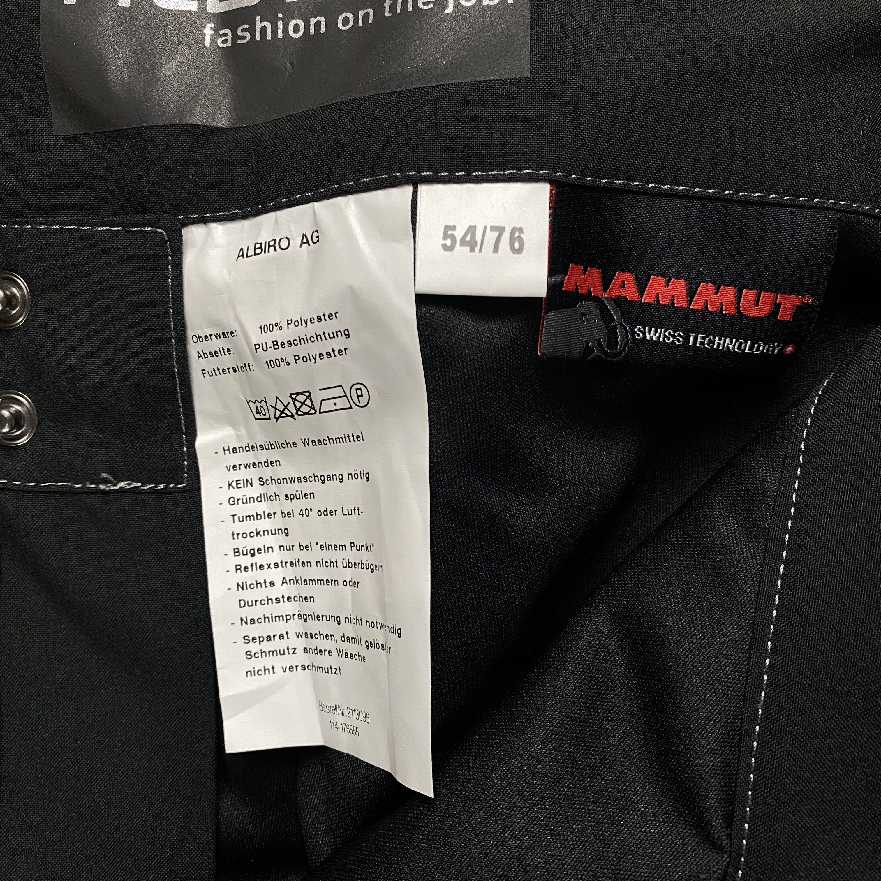 Mammut Men’s Outdoor Sky Pants Mammut Albiro Size 54/76 Size US 38 / EU 54 - 7 Thumbnail