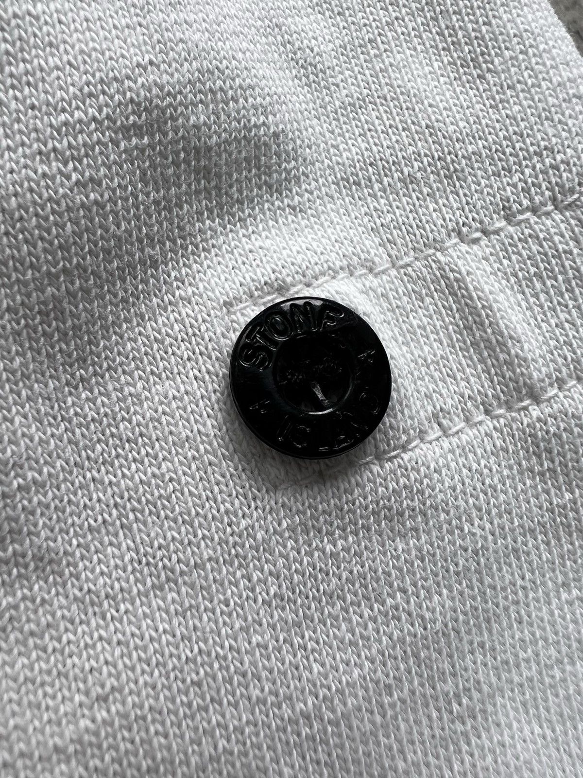 Stone Island WHITE GRADIENT WASHED STONE WHITE SWEATSHIRT STONE ISLAND Size US L / EU 52-54 / 3 - 7 Thumbnail
