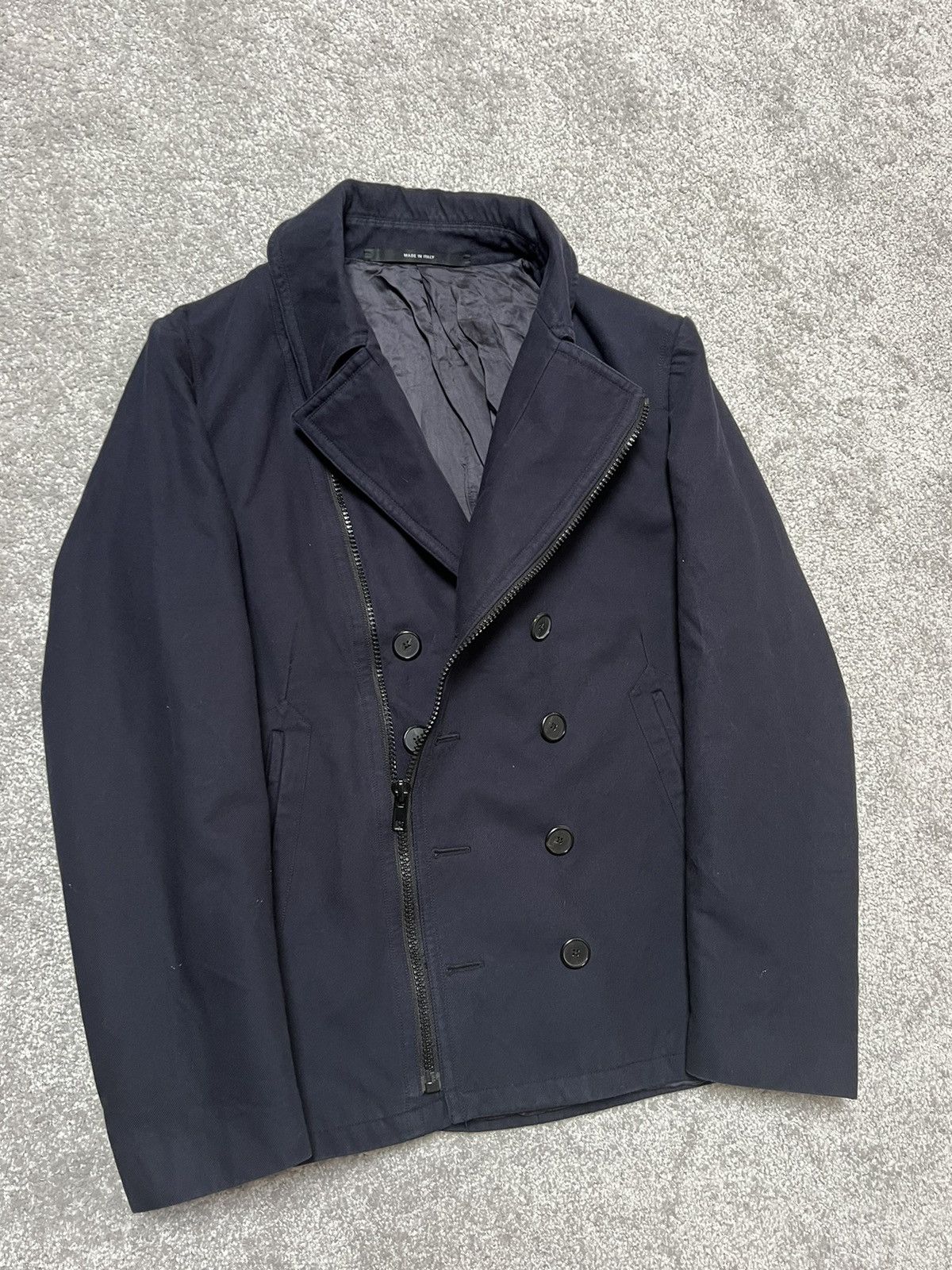 Givenchy Givenchy Blue Coat Jacket Size L Size US L / EU 52-54 / 3 - 4 Thumbnail