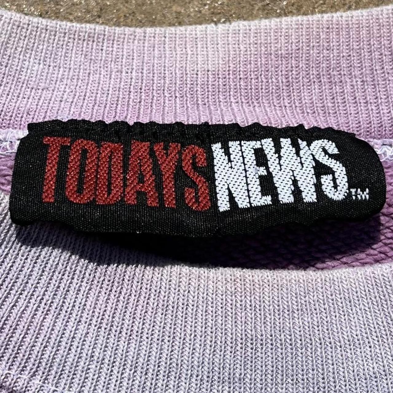 Vintage Vintage Todays News Tie Dye Essential Pullover Sweatshirt Size US L / EU 52-54 / 3 - 4 Thumbnail
