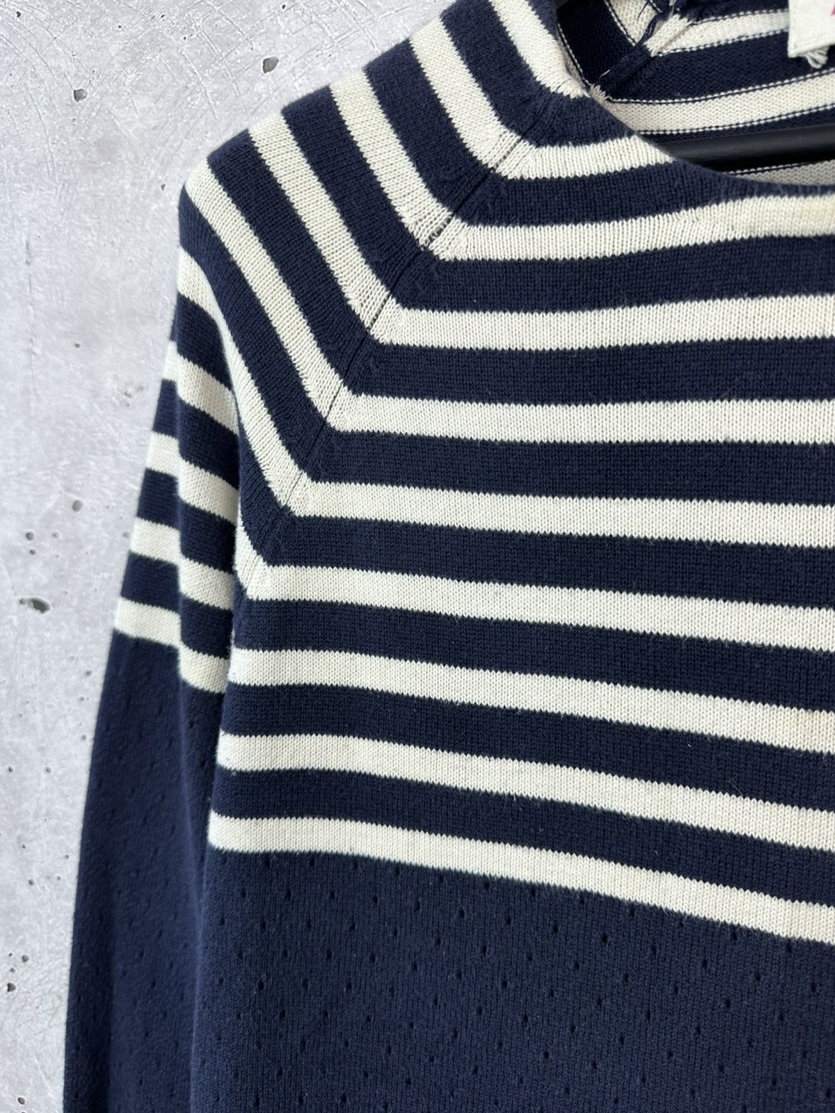 YMC YMC Stripped Navy Blue Cotton Men’s Sweater Size US M / EU 48-50 / 2 - 5 Thumbnail