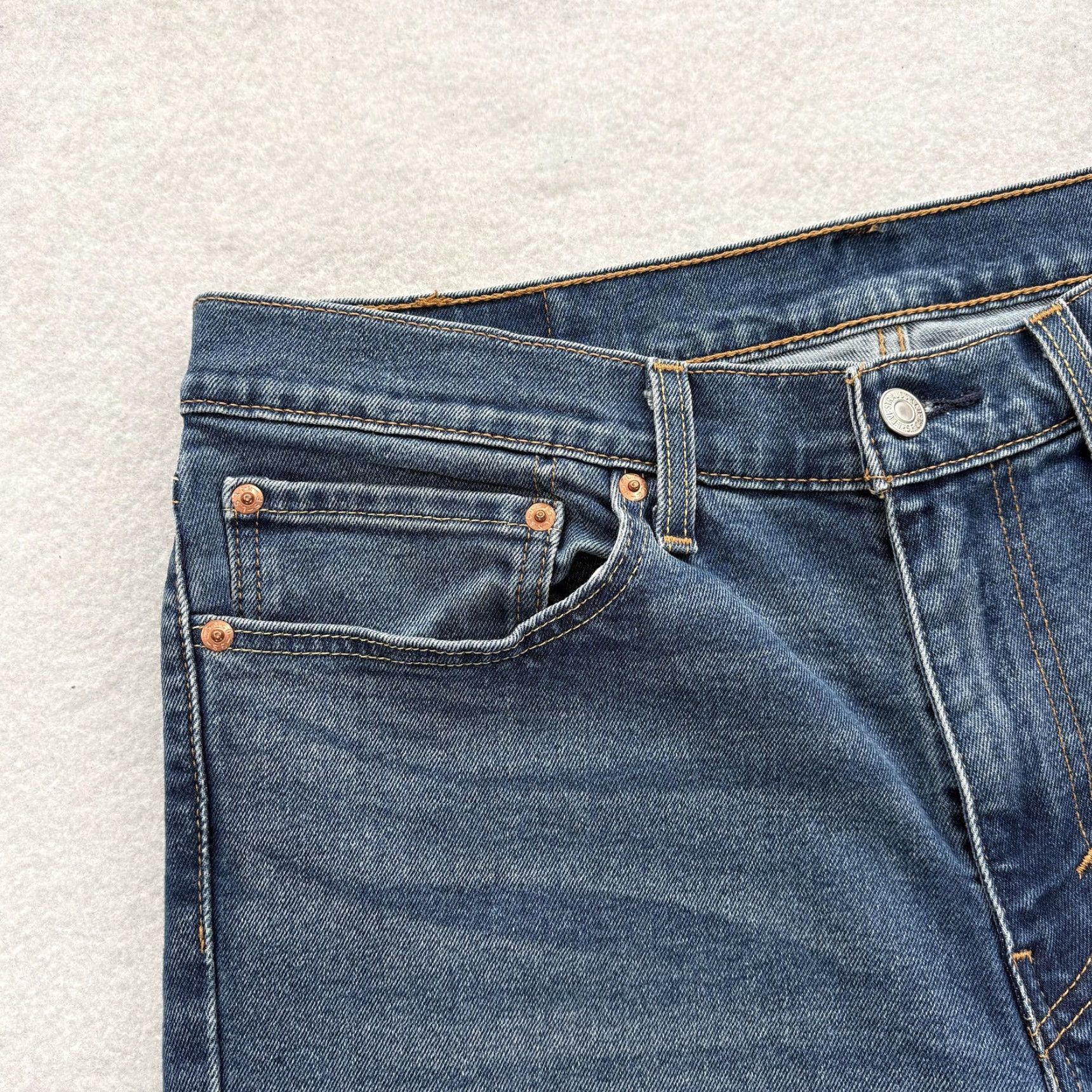 Levi's Levi's 511 Jeans Mens 34x30 Blue Slim Straight Stretch Denim Size US 34 / EU 50 - 3 Thumbnail