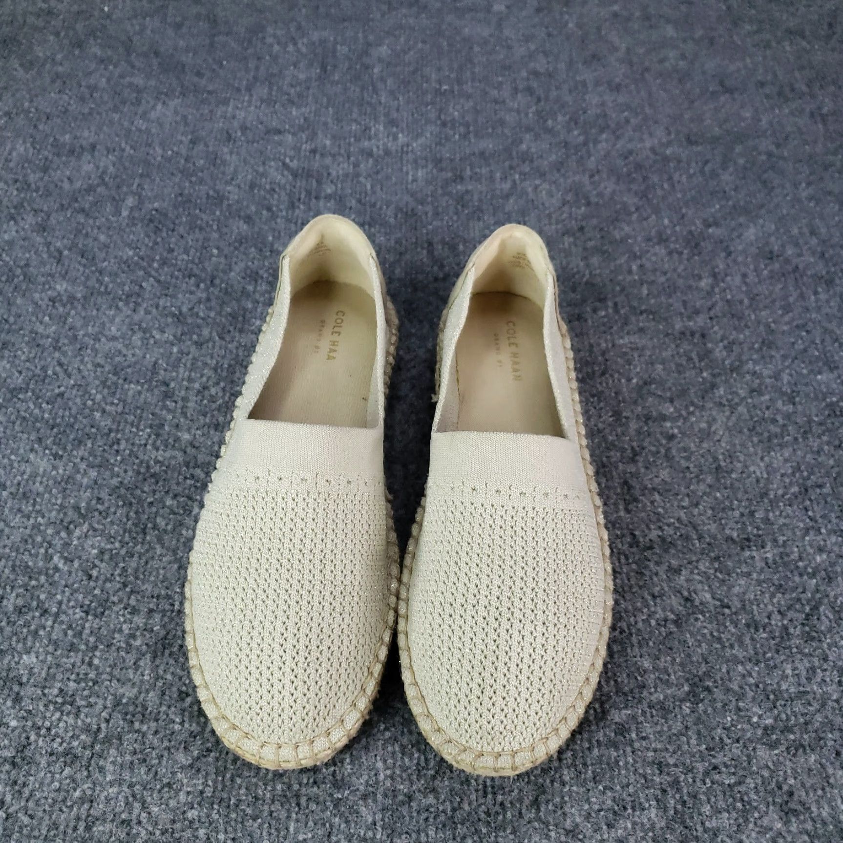 Cole Haan Cole Haan Cloudfeel Loafer Women's 8B Beige Slip On Espadrille W14239 Size US 8 / IT 38 - 3 Thumbnail