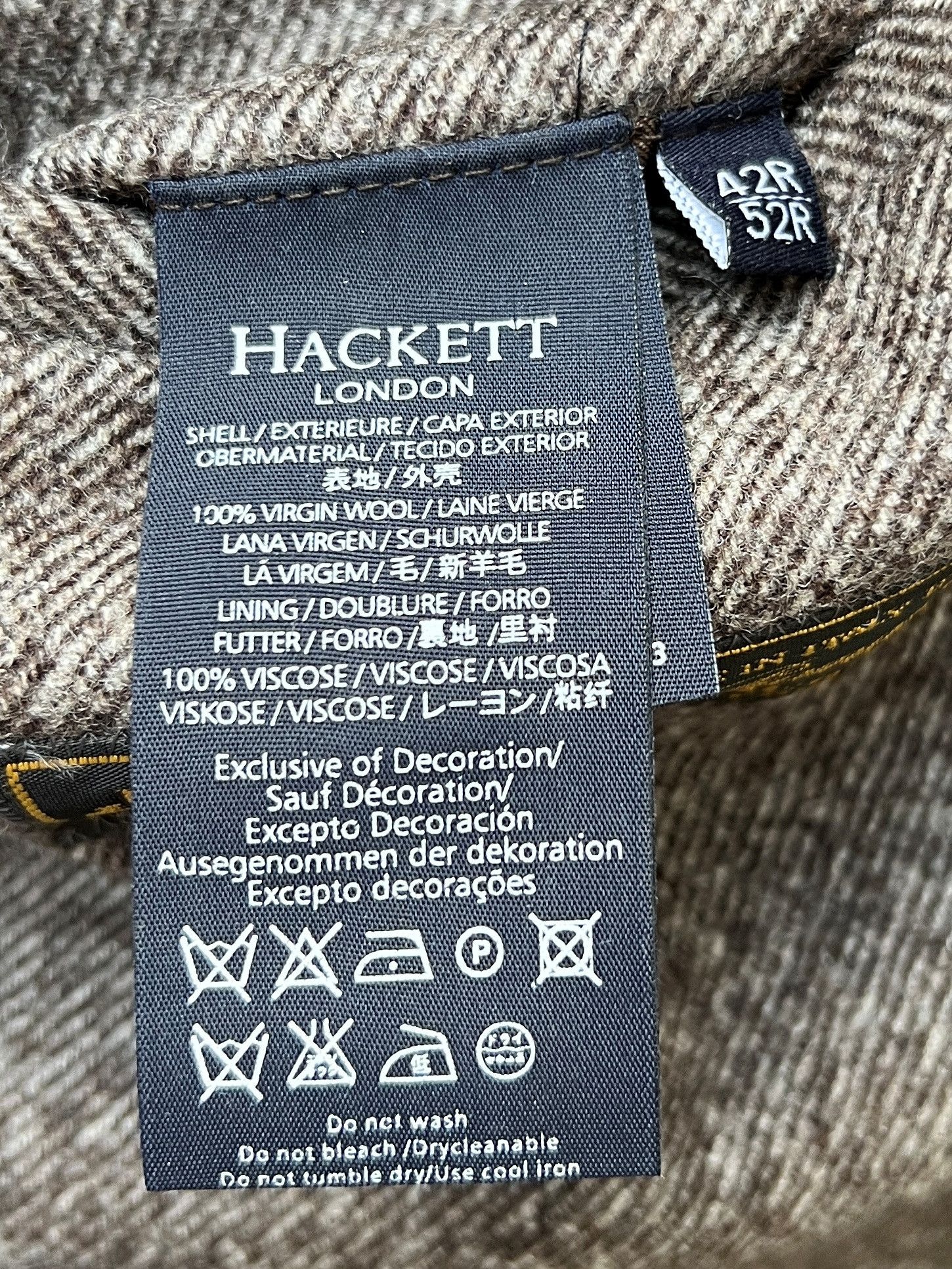 Loro Piana HACKETT LONDON x LORO PIANA DOUBLEFACE MERINO WOOL OVERCOAT Size US L / EU 52-54 / 3 - 10 Thumbnail