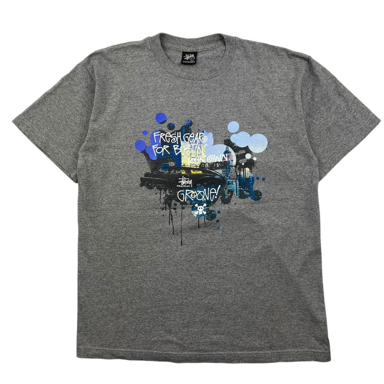 Stussy Vintage 2000s Stussy Fresh Gear T-Shirt - Large Size US L / EU 52-54 / 3 - 1 Thumbnail