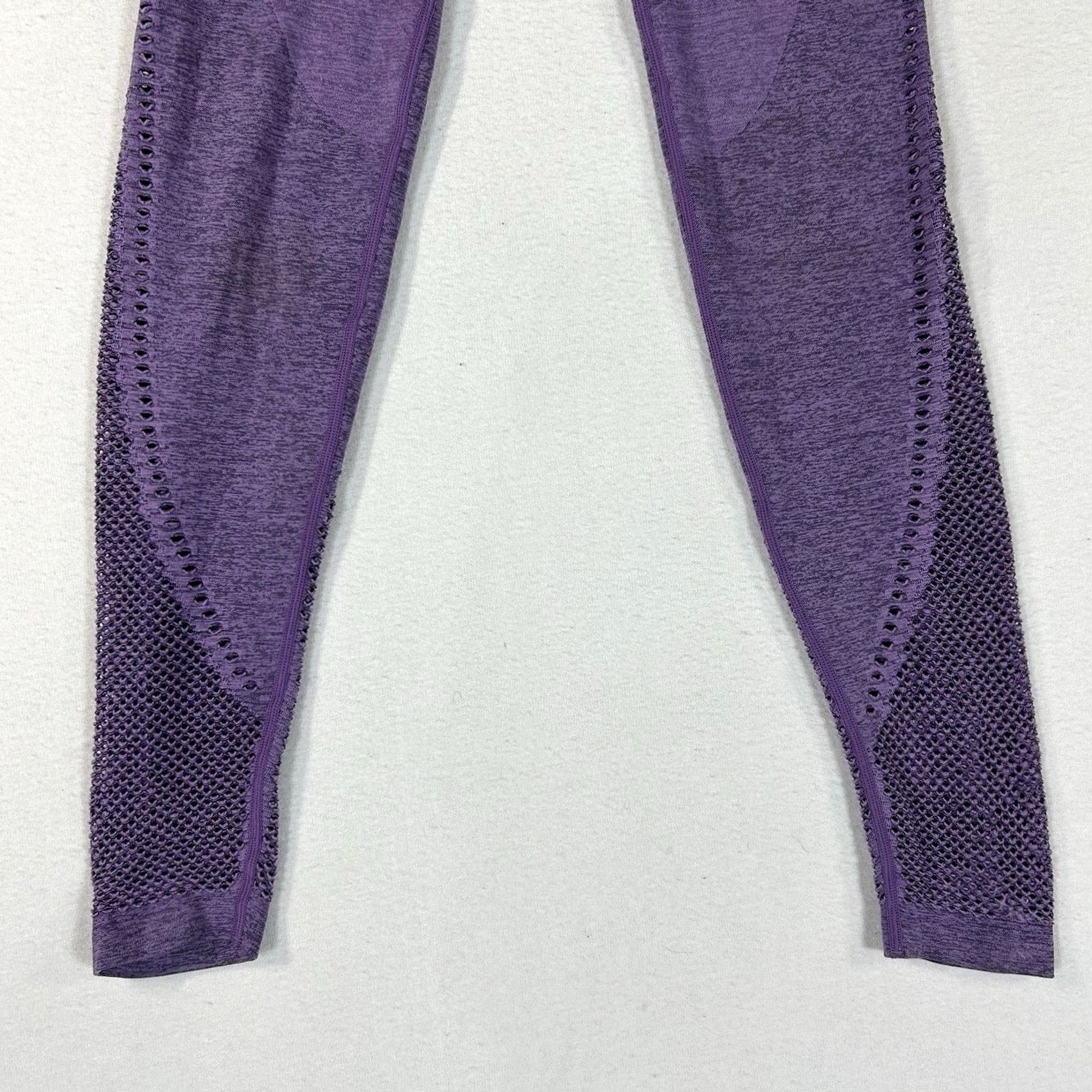 Pinko PINK Leggings Womens XS Seamless High Waist Active Yoga Pants Purple Solid Athletic Cross Training Gym & Training Size 26" / US 2 / IT 38 - 3 Thumbnail