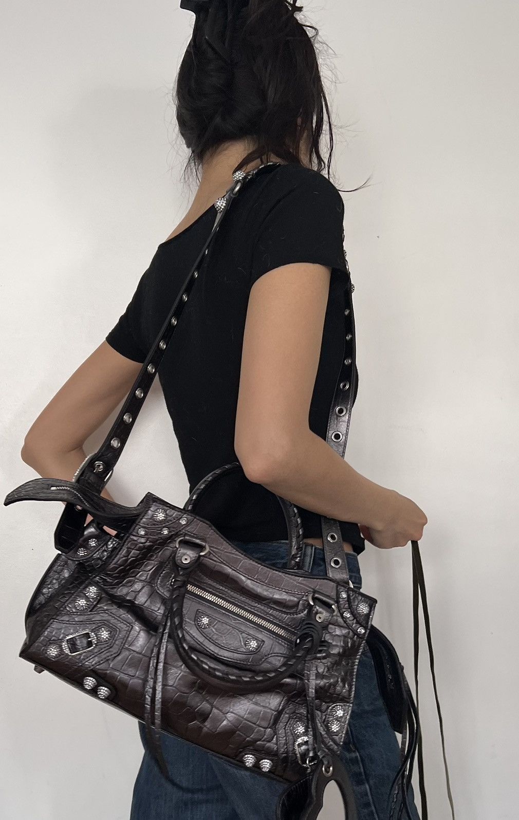 Balenciaga Balenciaga Neo Cagole City Handbag Size ONE SIZE - 15 Thumbnail