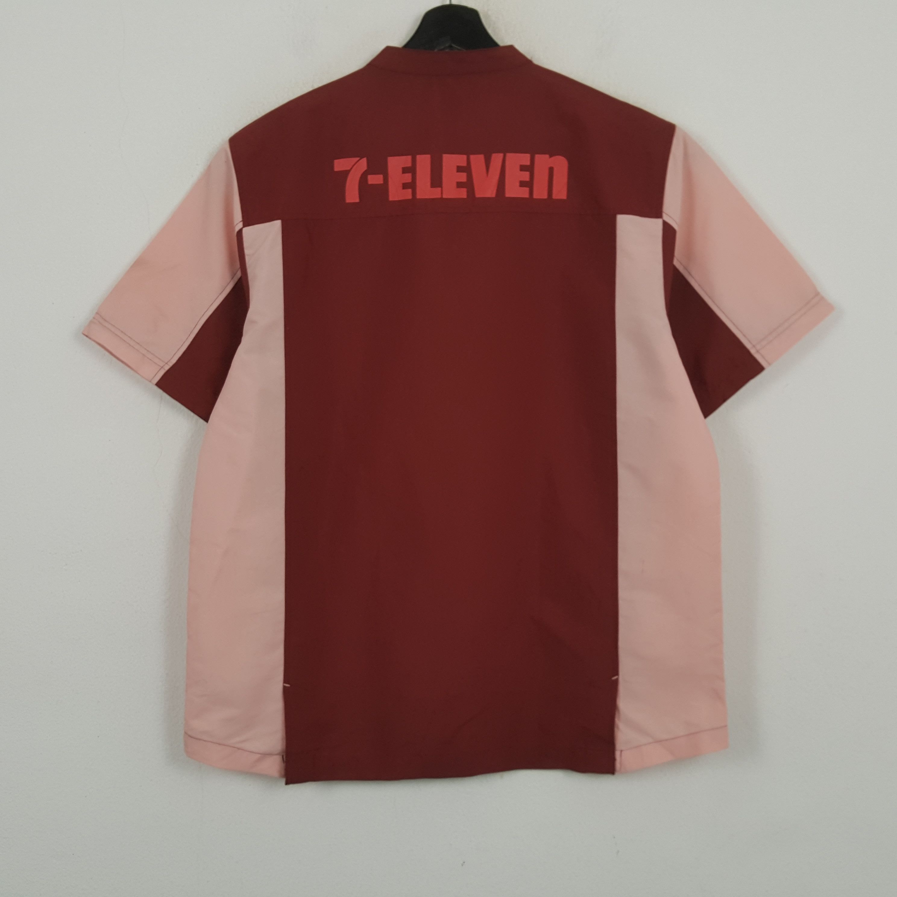 Vintage 7 Eleven Workwear Uniform Shirt Jacket RR15 Size US L / EU 52-54 / 3 - 1 Thumbnail
