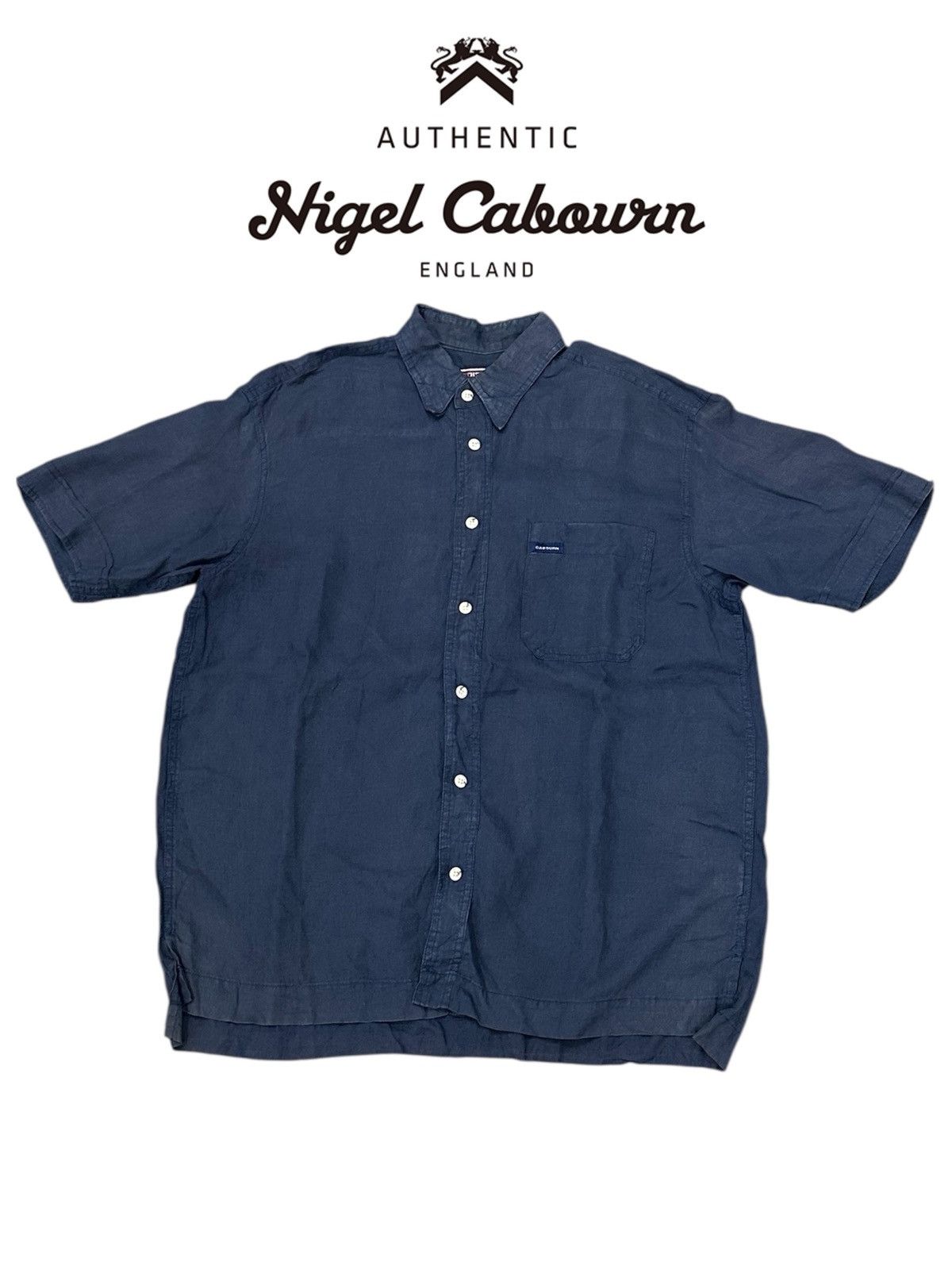 Nigel Cabourn Authentic Nigel Cabourn 100% Hemp Button Up Shirt Size US M / EU 48-50 / 2 - 1 Thumbnail