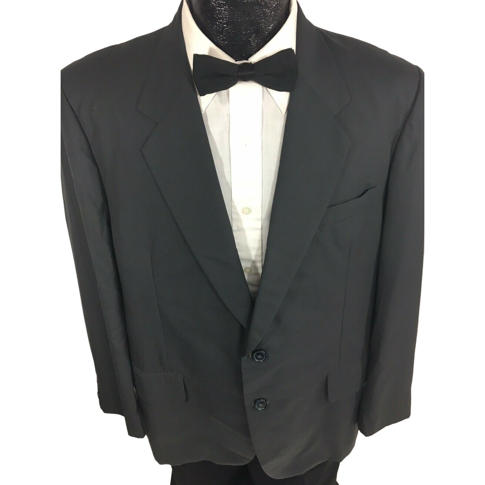 Other Vtg BESPOKE Dark Gray Sport Coat ROCKABILLY Jacket Size 44S - 1 Thumbnail