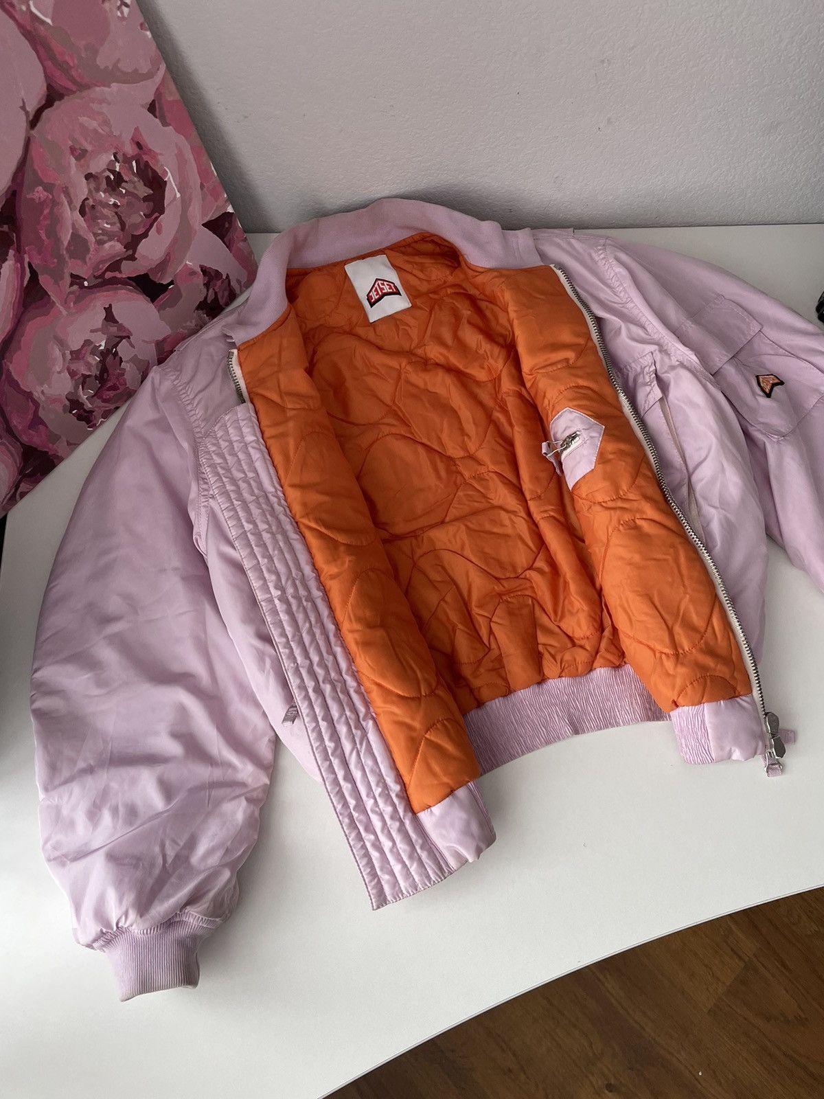 JET SET × Japanese Brand Jet Set Bomber Jacket Boxy Fit Parachute Y2K Streetwear Size XS / US 0-2 / IT 36-38 - 16 Thumbnail