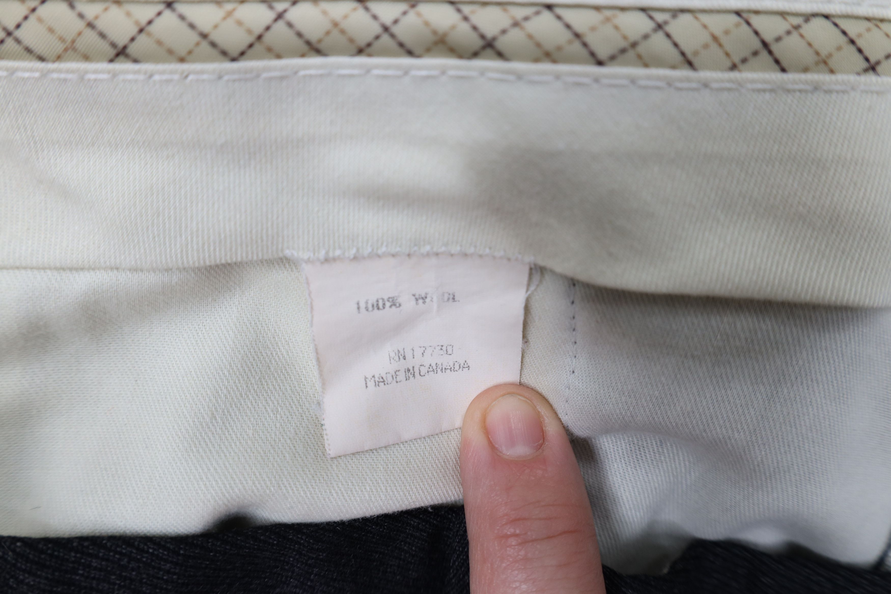 Vintage Vintage 90s Streetwear Whipcord Wide Leg Chino Pants Gray Size US 38 / EU 54 - 7 Thumbnail