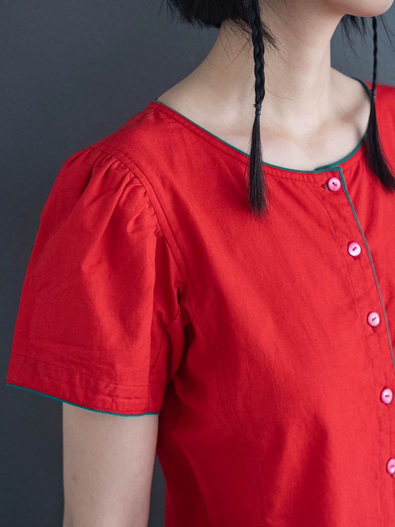 Kenzo KENZO Vintage red shirt Size M / US 6-8 / IT 42-44 - 4 Thumbnail