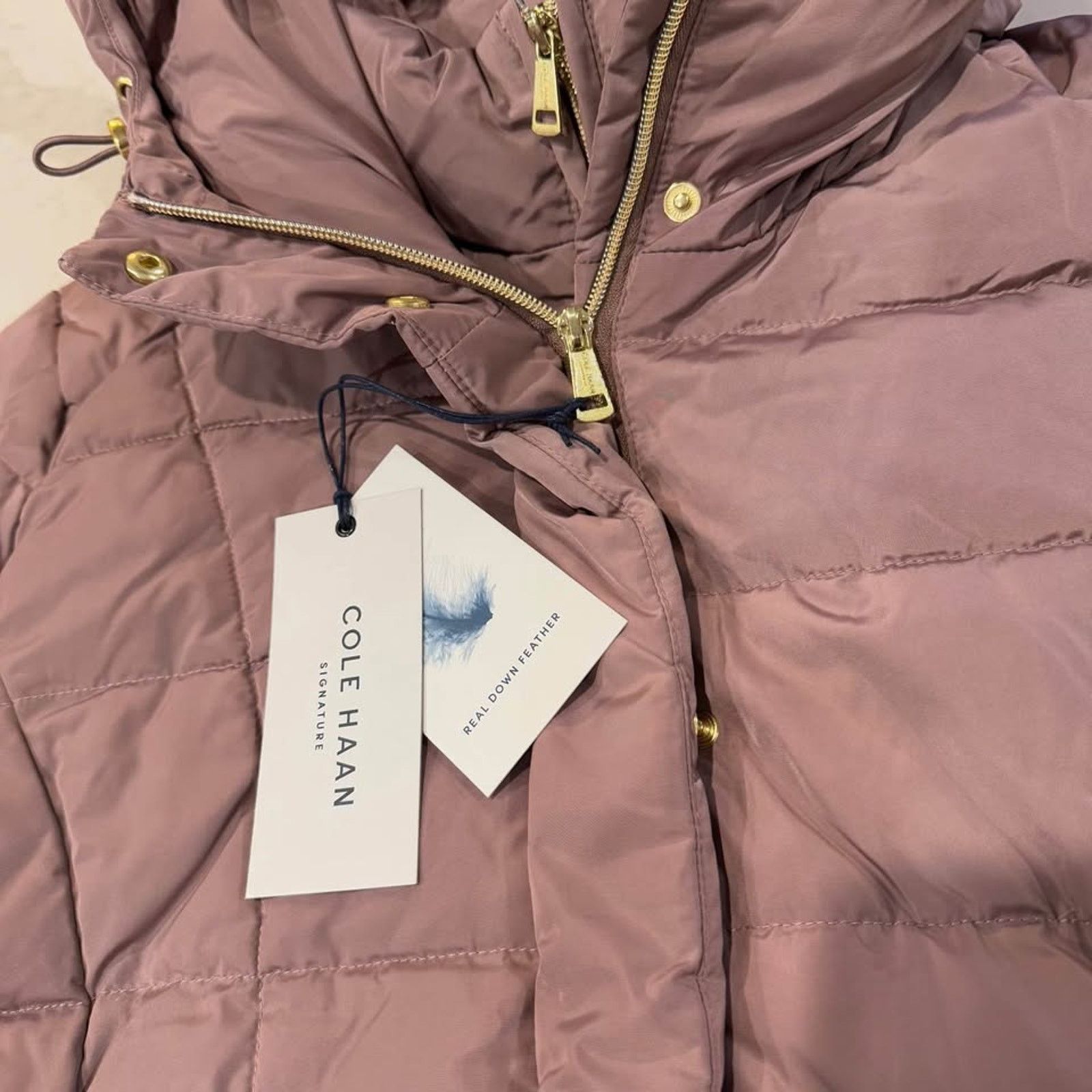 Cole Haan Cole Haan NWT Signature Tafetta Down Coat Parka Women Large Size L / US 10 / IT 46 - 8 Thumbnail