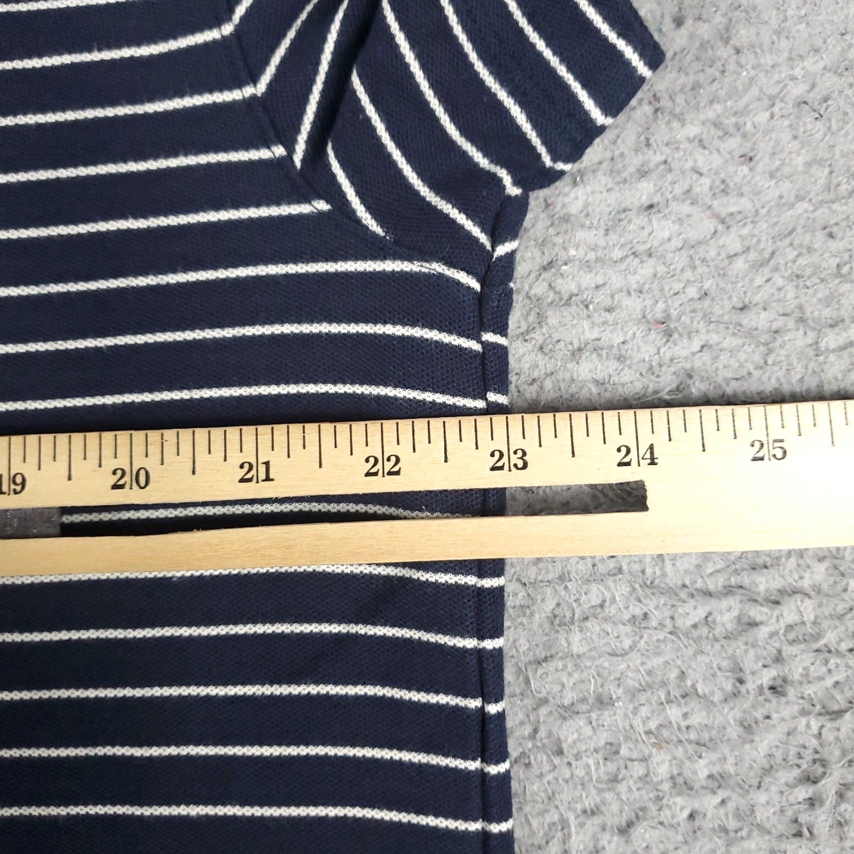 Nautica Nautica Polo Shirt Blue Striped Adult XL Casual Short Sleeve Mens Size US XL / EU 56 / 4 - 6 Thumbnail