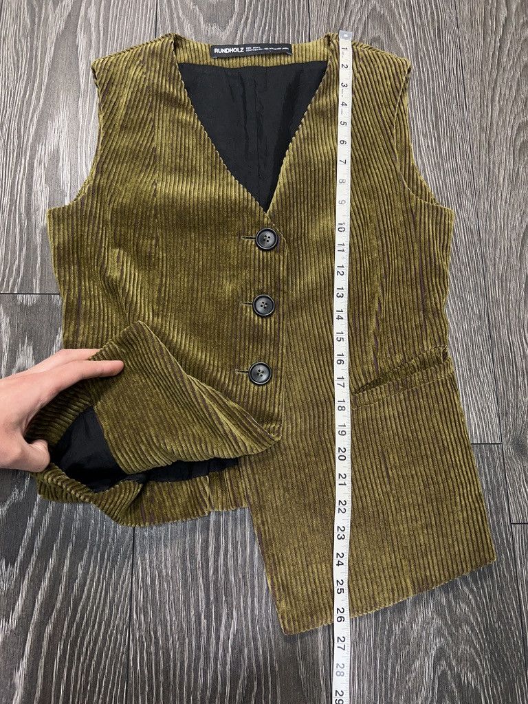Rundholz Womens Corduroy Vest Gilet Waistcoat Button Closure Size S Size S / US 4 / IT 40 - 8 Thumbnail