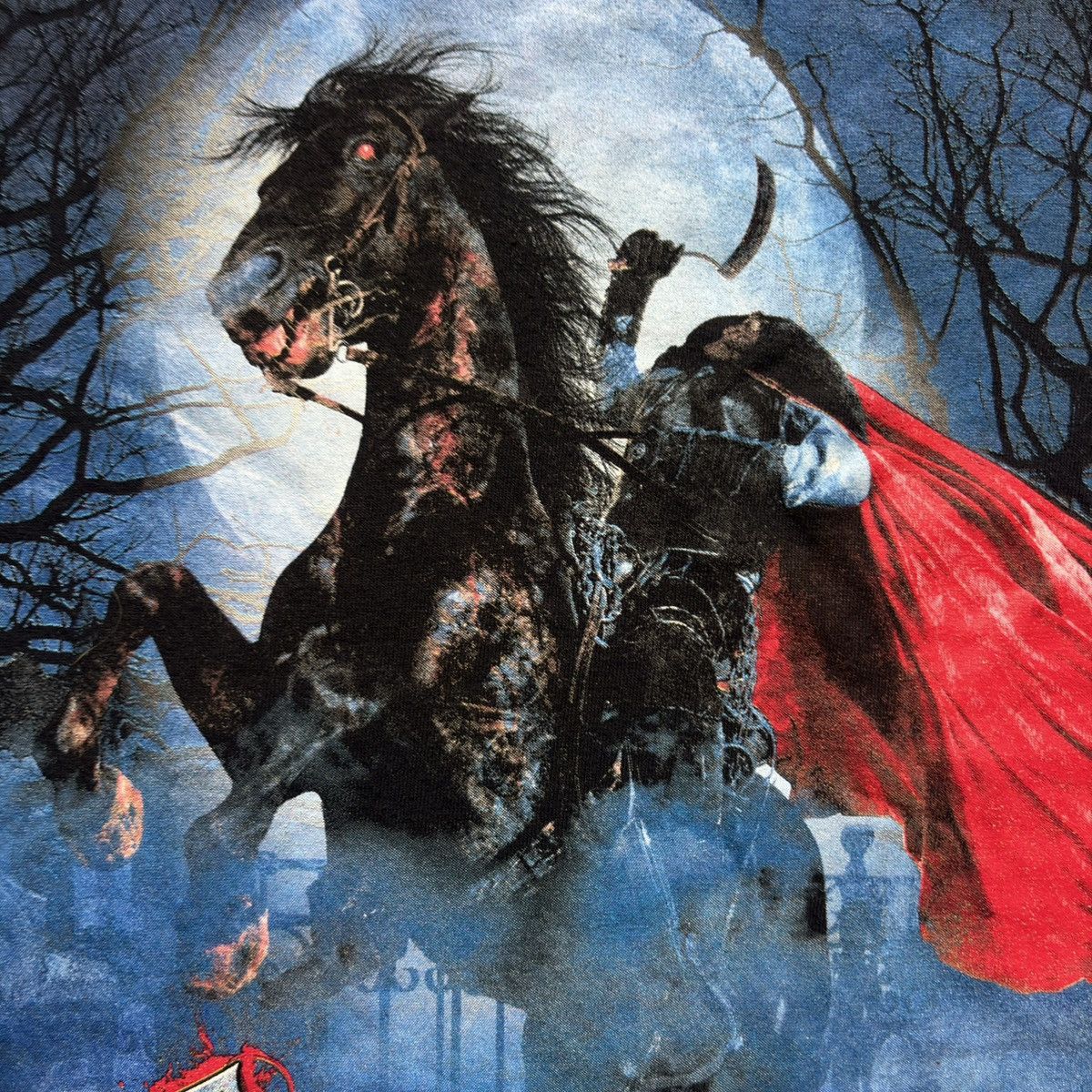Vintage Vintage Headless Horseman Graphic T-Shirt Size US L / EU 52-54 / 3 - 6 Thumbnail