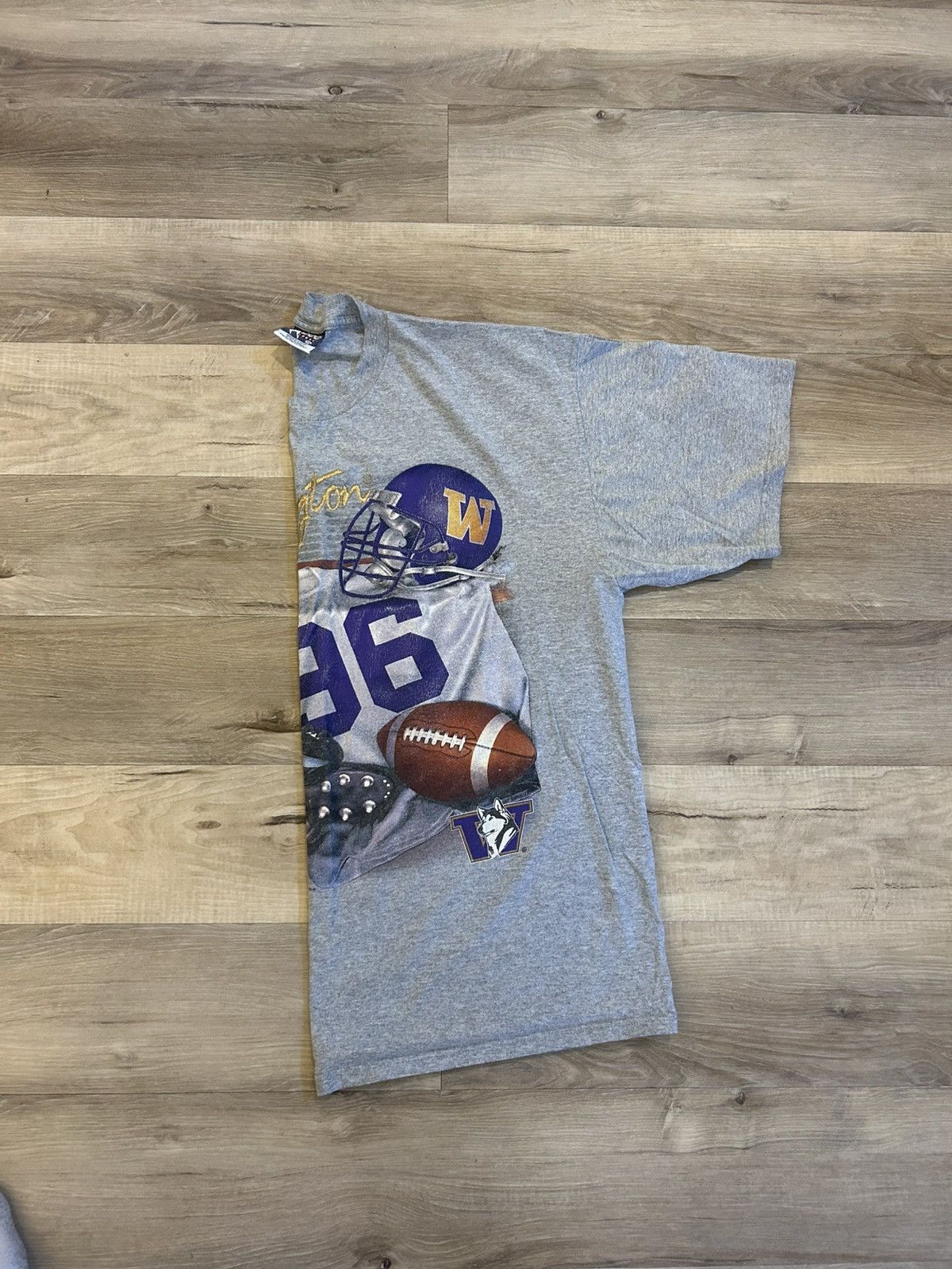 Lee Vintage UW Football T-shirt Size US XXL / EU 58 / 5 - 3 Thumbnail