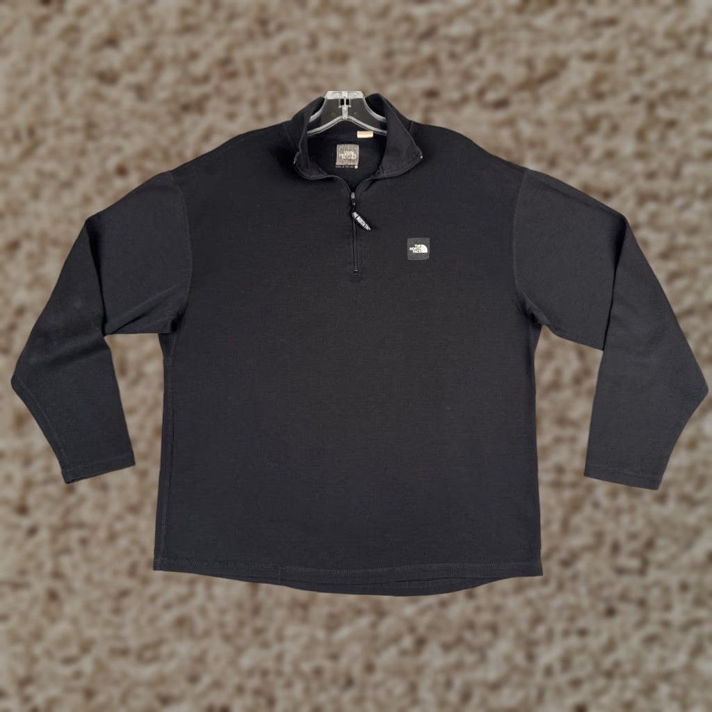 The North Face The North Face Sweater Mens Small Black Fleece 1/4 Zip 100% Polyester Pullover Size US S / EU 44-46 / 1 - 1 Thumbnail