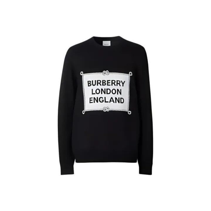 Burberry Burberry Burberry Black Wool Knit Sweatshirt for Men-2507 Size US M / EU 48-50 / 2 - 1 Thumbnail