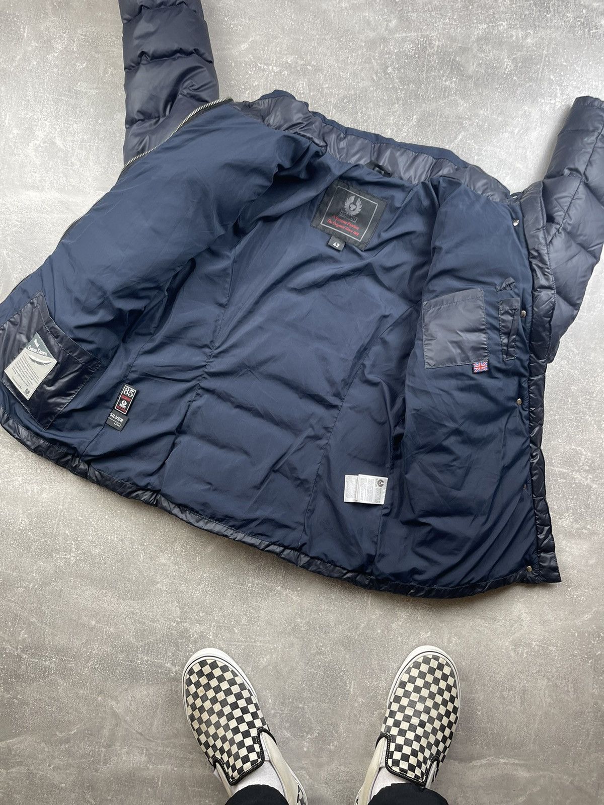 Belstaff Belstaff Silver Label Womens Navy Blue Down Puffer Jacket Size M / US 6-8 / IT 42-44 - 9 Thumbnail