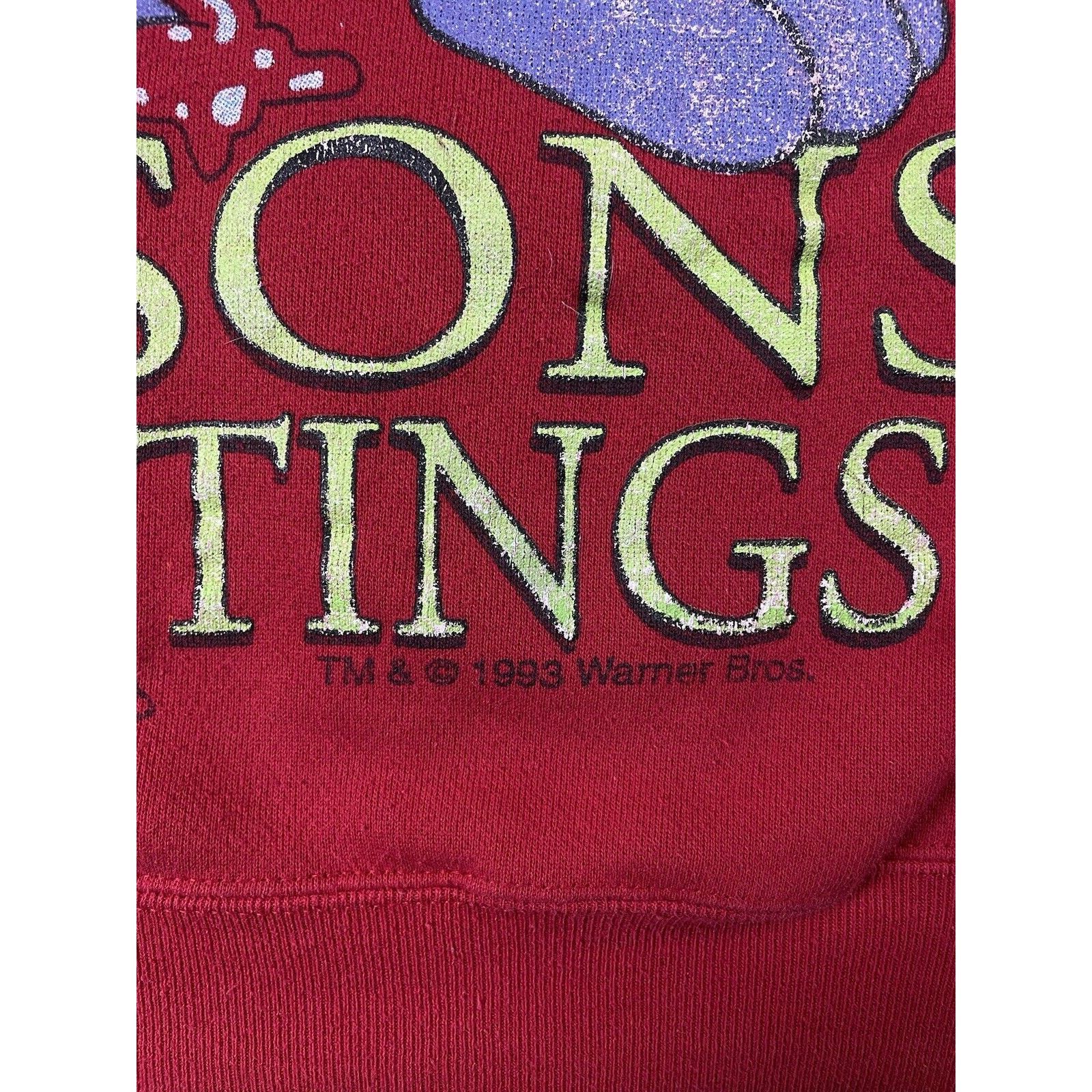 Vintage Vintage 90s Looney Tiny Tunes Christmas Crewneck Sweatshirt Size US M / EU 48-50 / 2 - 4 Thumbnail