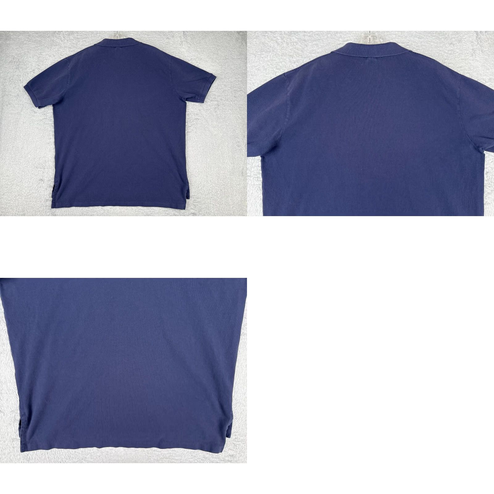 Polo Ralph Lauren VINTAGE Polo Ralph Lauren Polo Shirt Adult 2XL Blue 100% Cotton Jersey Polo Shirt – Classic Fit Mens Shirt Size US XXL / EU 58 / 5 - 9 Thumbnail