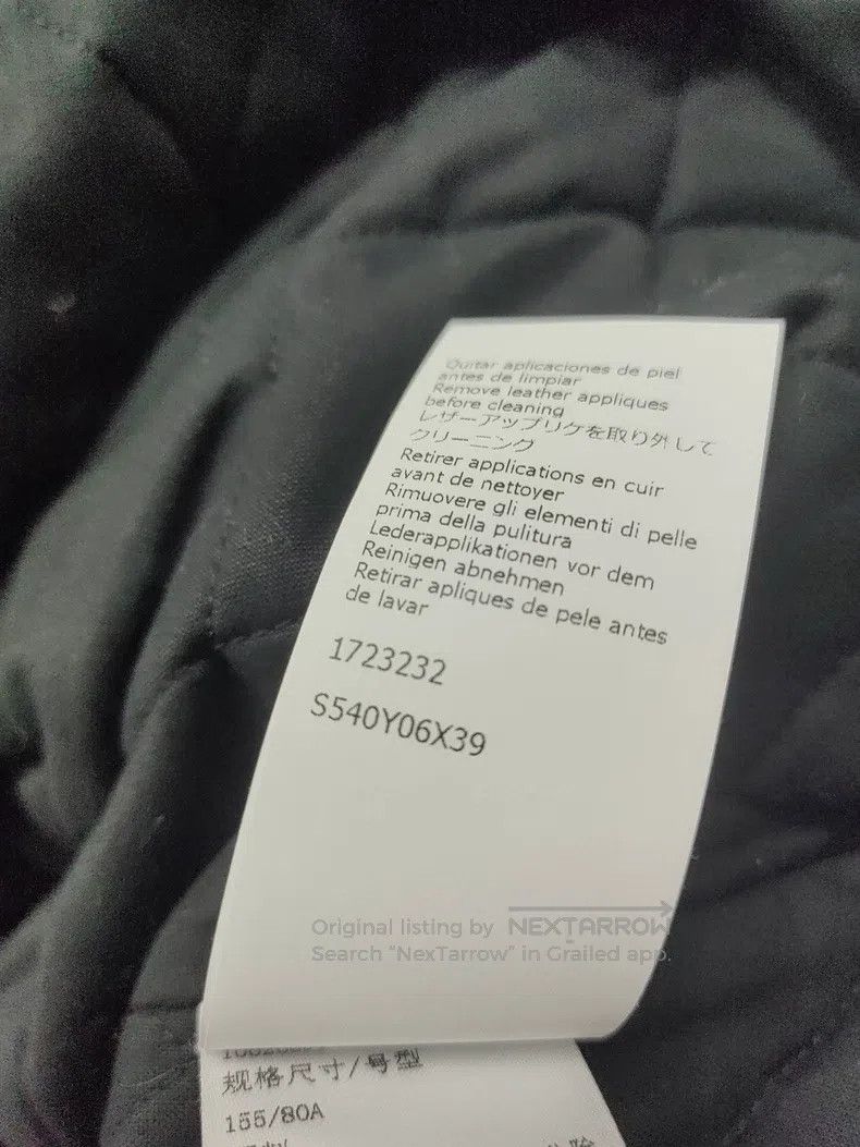 Loewe Loewe Black Leather Collar Removable Cotton Jacket Size XS / US 0-2 / IT 36-38 - 5 Thumbnail