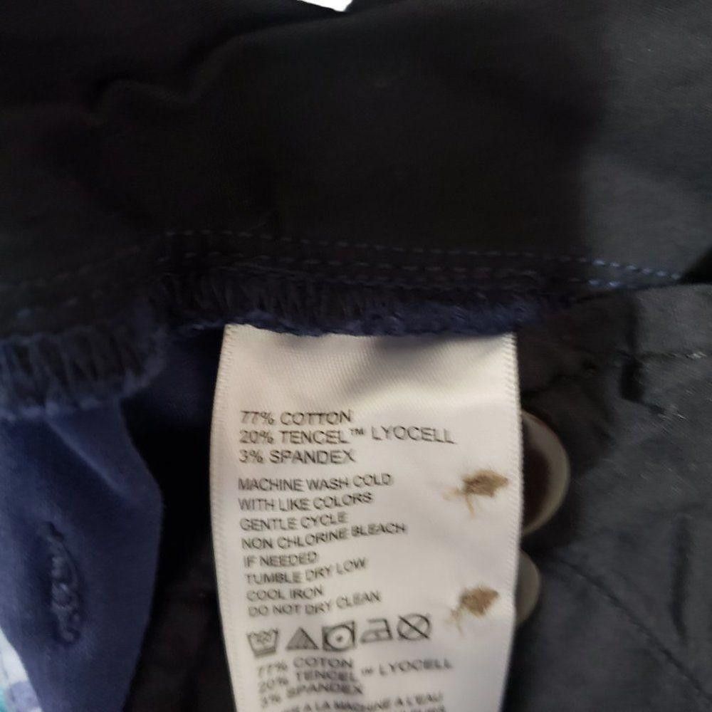 Tommy Bahama CT1452 Tommy Bahama Flat Front Shorts Navy Blue Size 42 Size US 42 / EU 58 - 4 Thumbnail