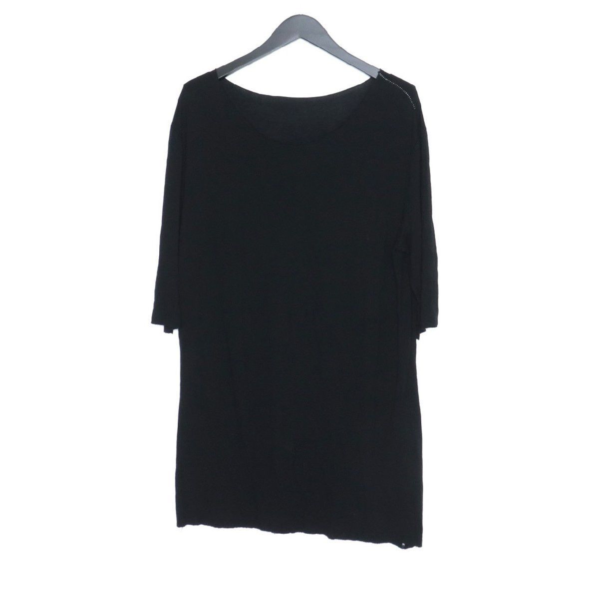 image of Avant Garde x Incarnation Long Tee Black Cut-Off Long T-Shirt Size M, Men's