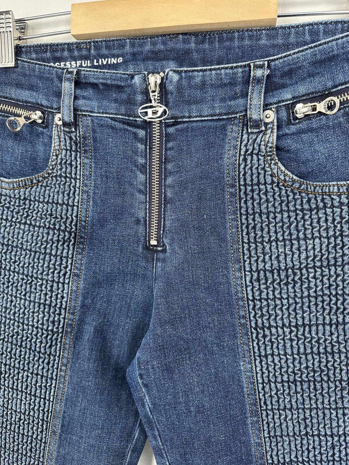 Diesel DIESEL D-Vision 09d22 Skinny Jeans Women’s Denim Pants W 27 Size 27" / US 4 / IT 40 - 8 Thumbnail