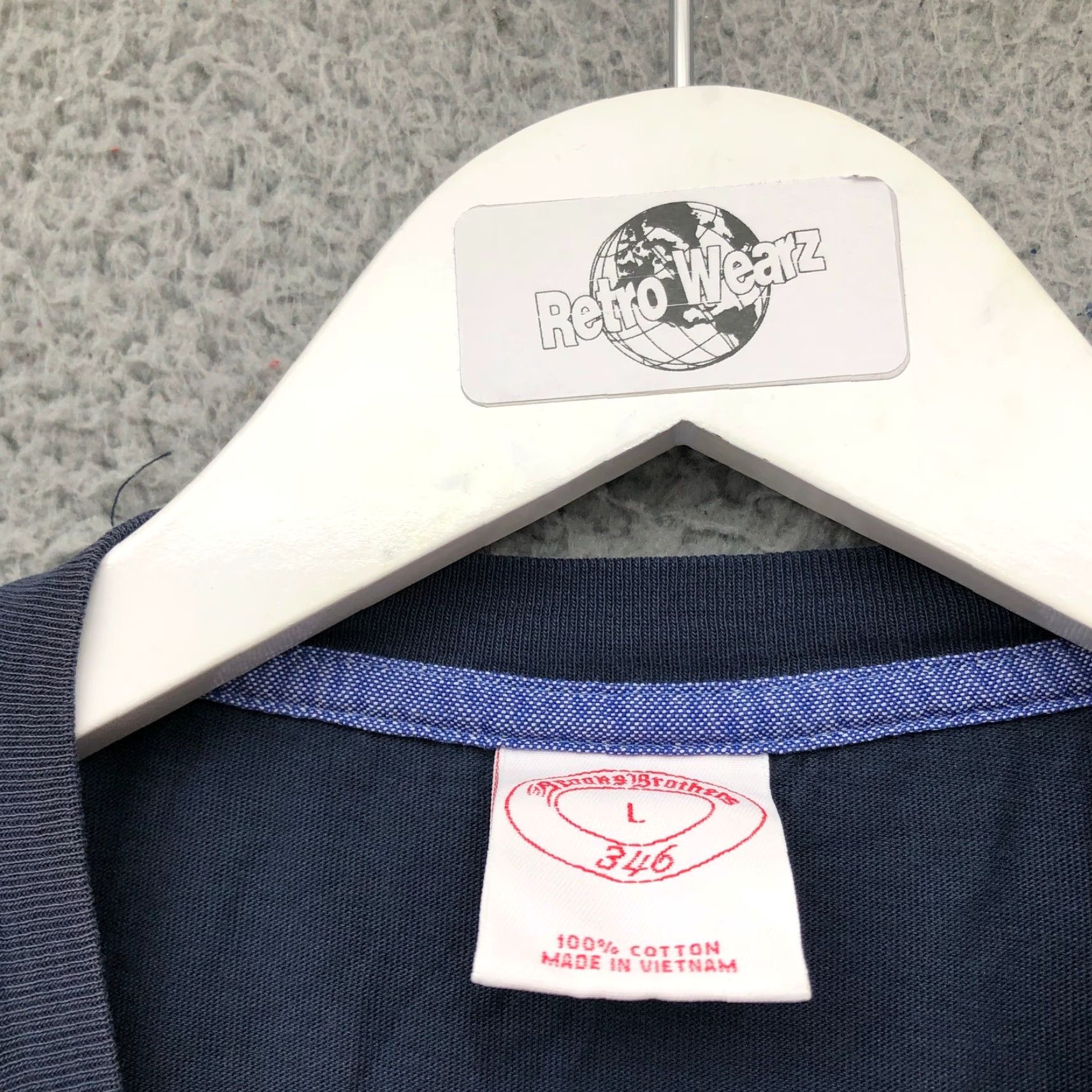 Brooks Brothers Brooks Brothers New York Map T-Shirt Mens L Short Sleeve Crew Neck Navy Logo Graphic Size US L / EU 52-54 / 3 - 3 Thumbnail