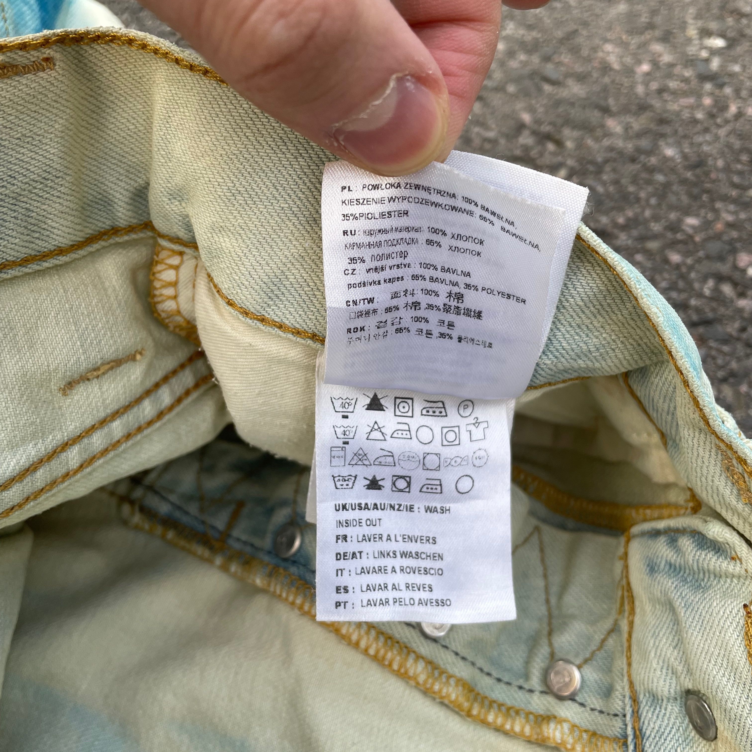Carhartt Custom Carhartt 30x32 Blue Graphic Pants Y2K Grunge Art Size US 30 / EU 46 - 10 Thumbnail